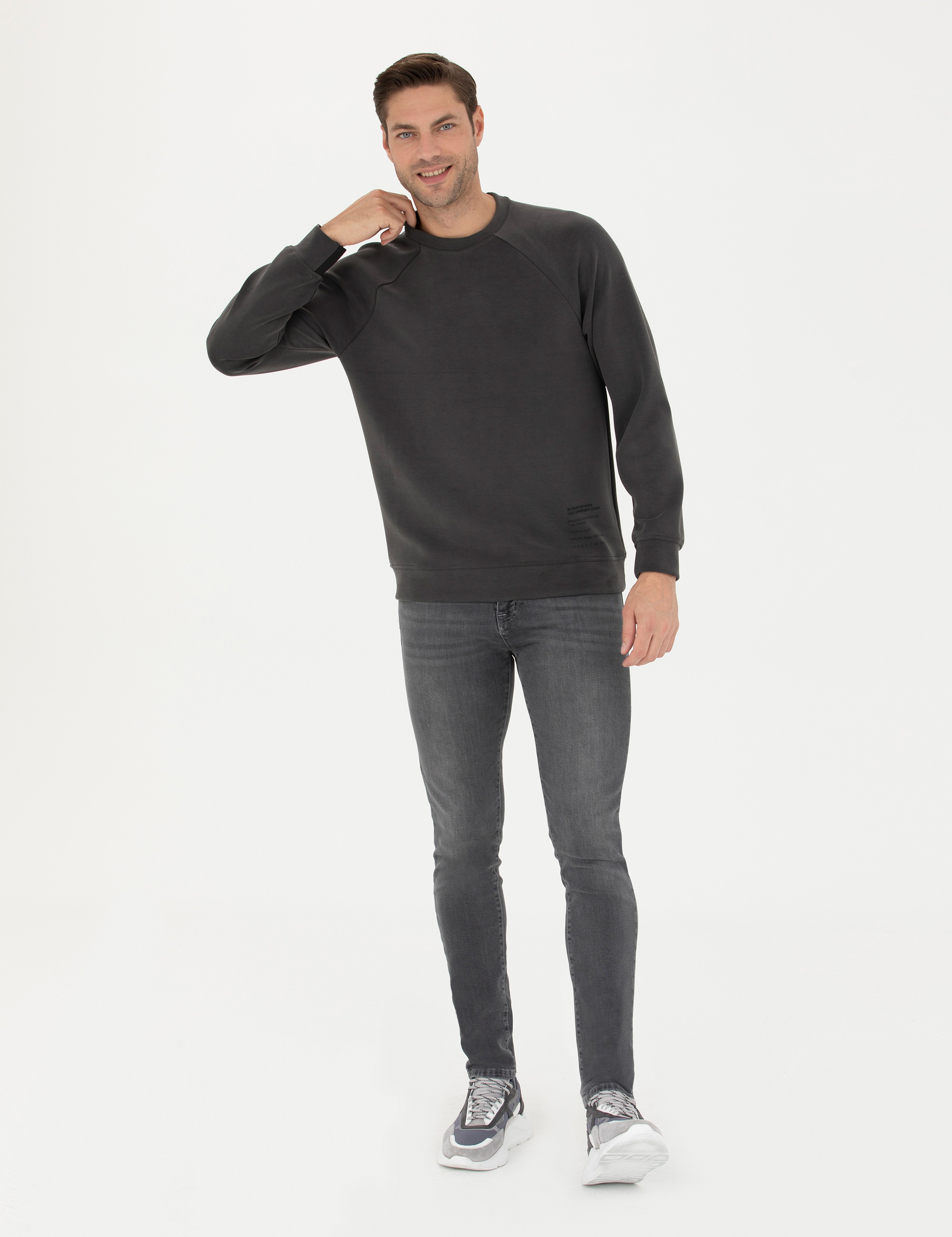 Gri Melanj Regular Fit Sweatshirt - Image 4
