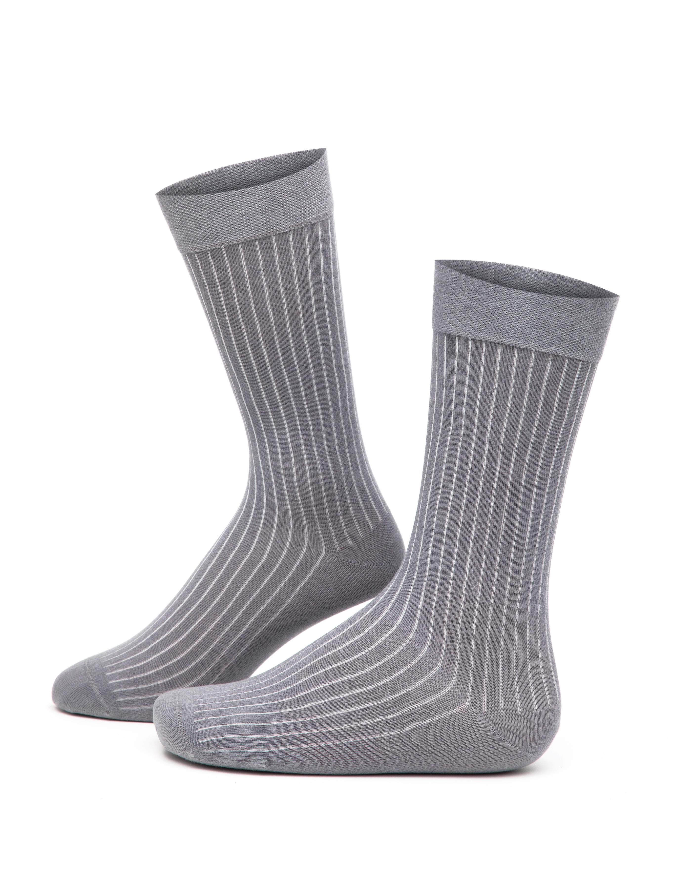 Erkek Gri Çorap