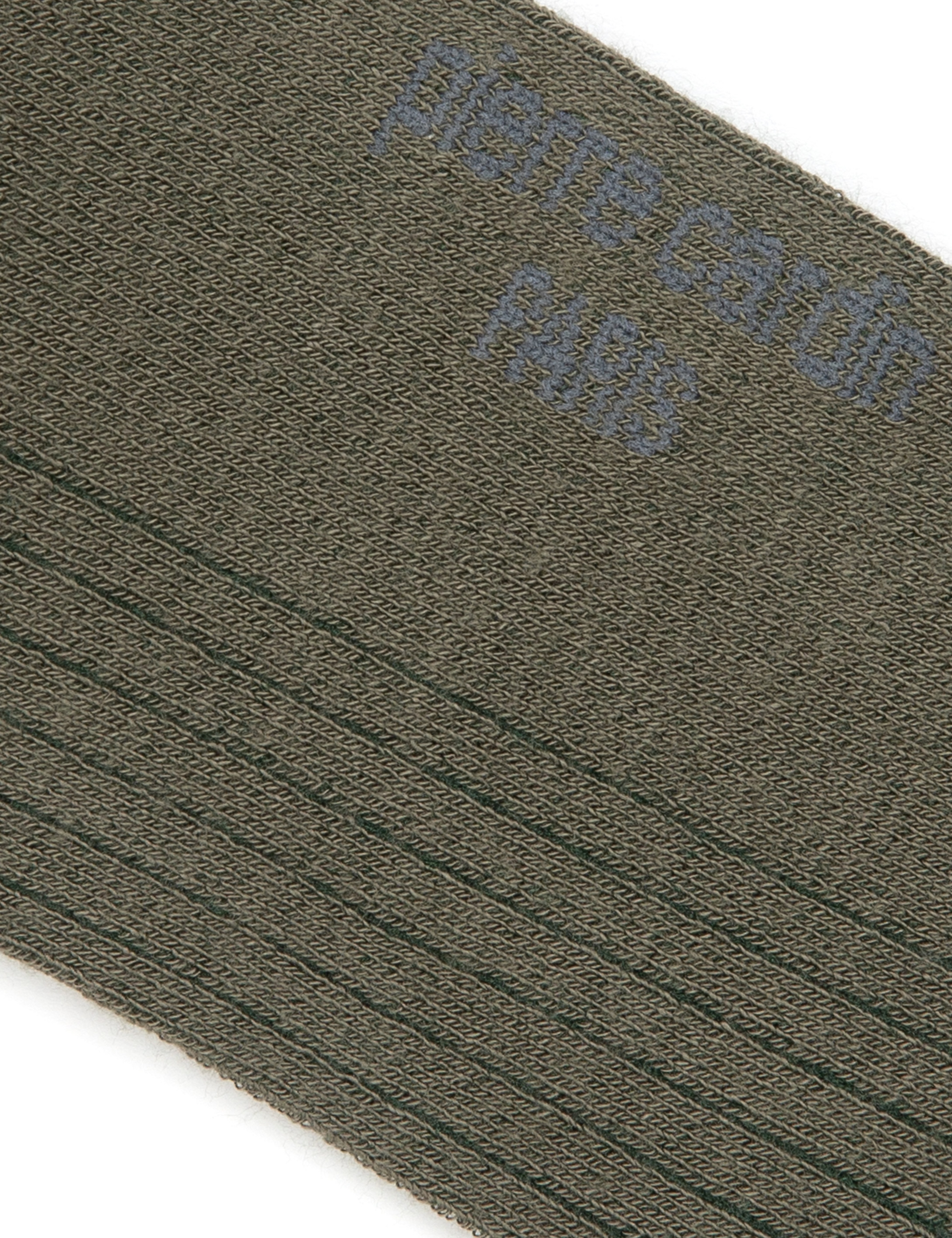 Erkek Bambu Karışımlı Haki Soket Desenli Çorap - Image 3