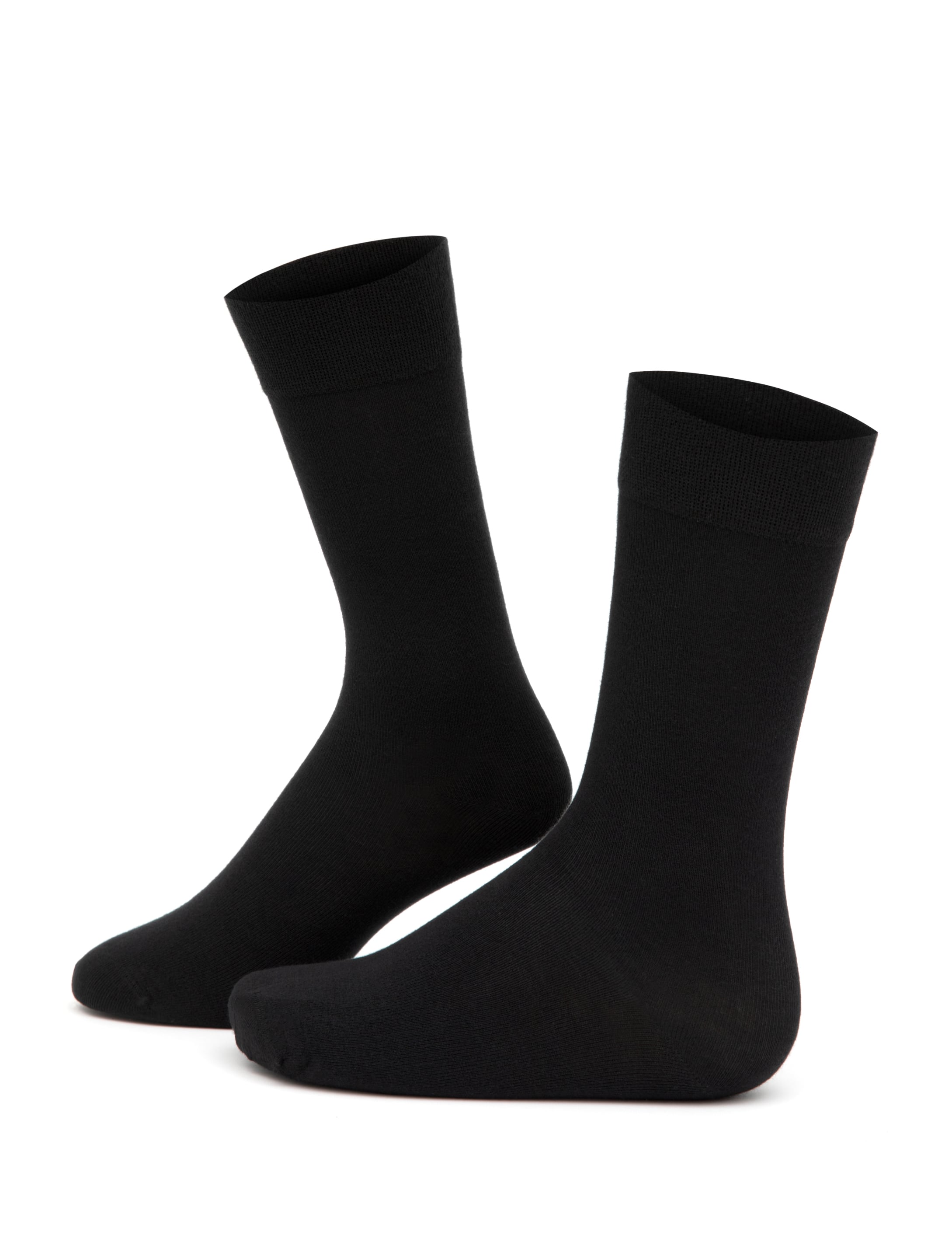Erkek Bambu Karışımlı Siyah Soket Basic Çorap