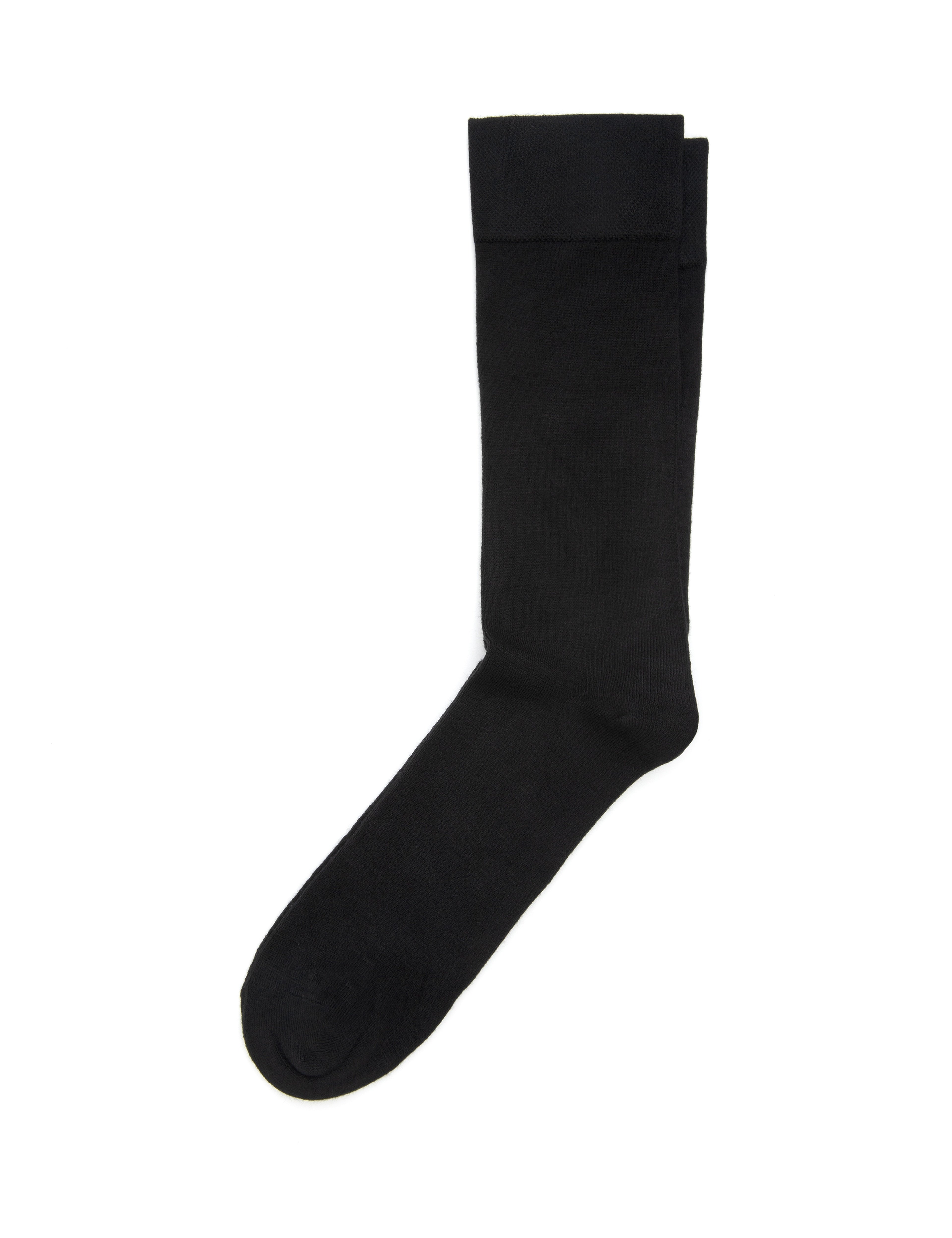 Erkek Bambu Karışımlı Siyah Soket Basic Çorap