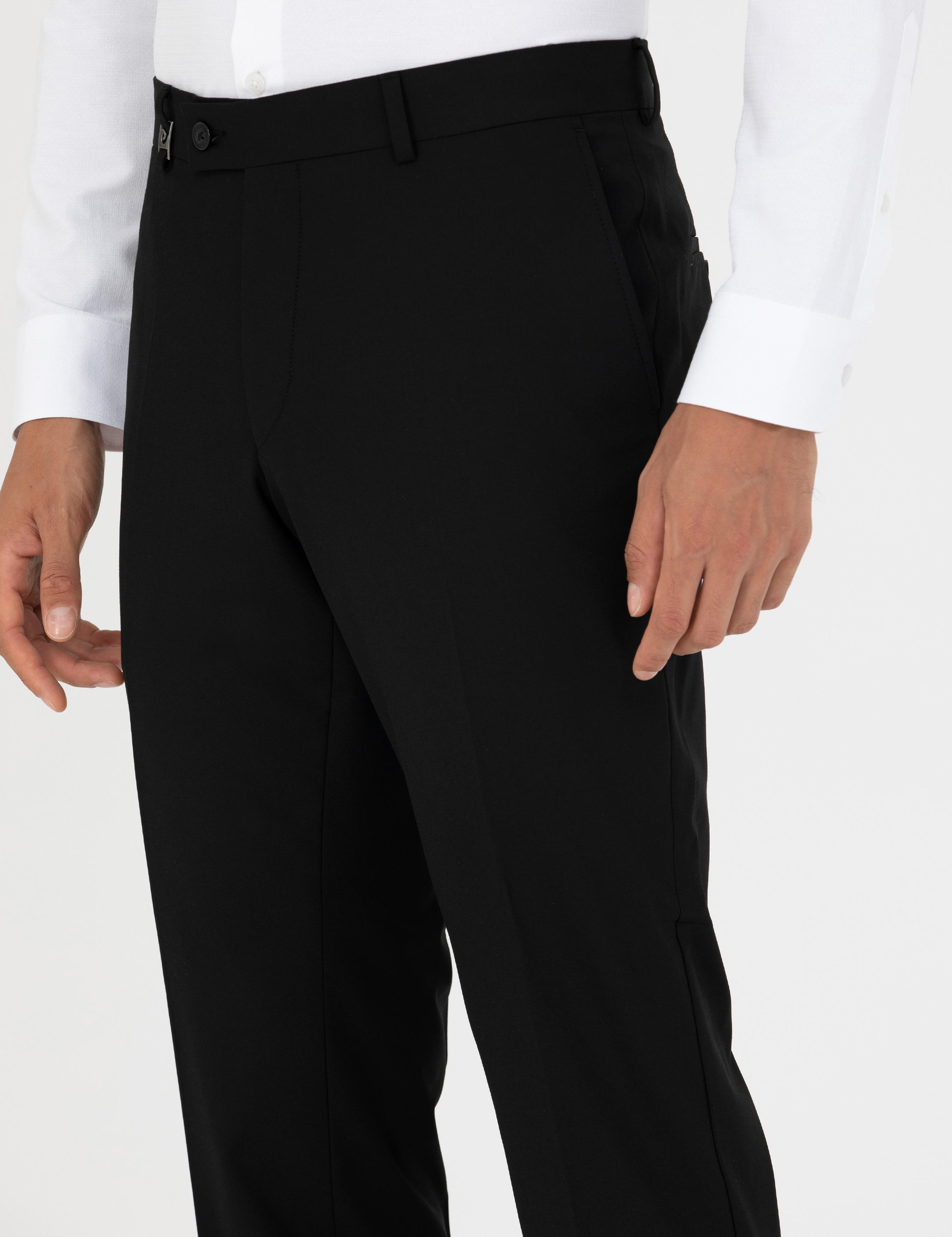 Siyah Slim Fit Kumaş Pantolon