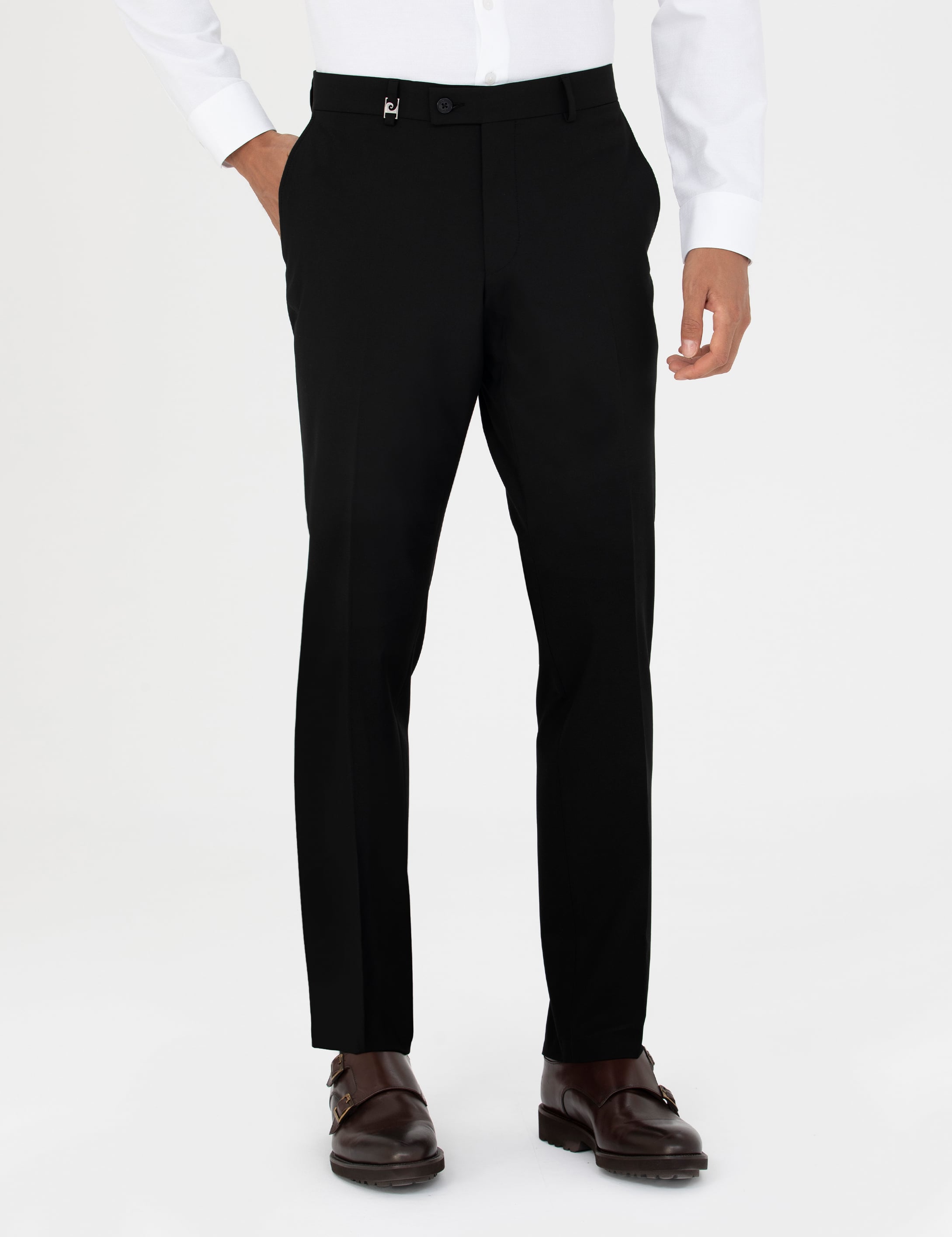 Siyah Slim Fit Kumaş Pantolon
