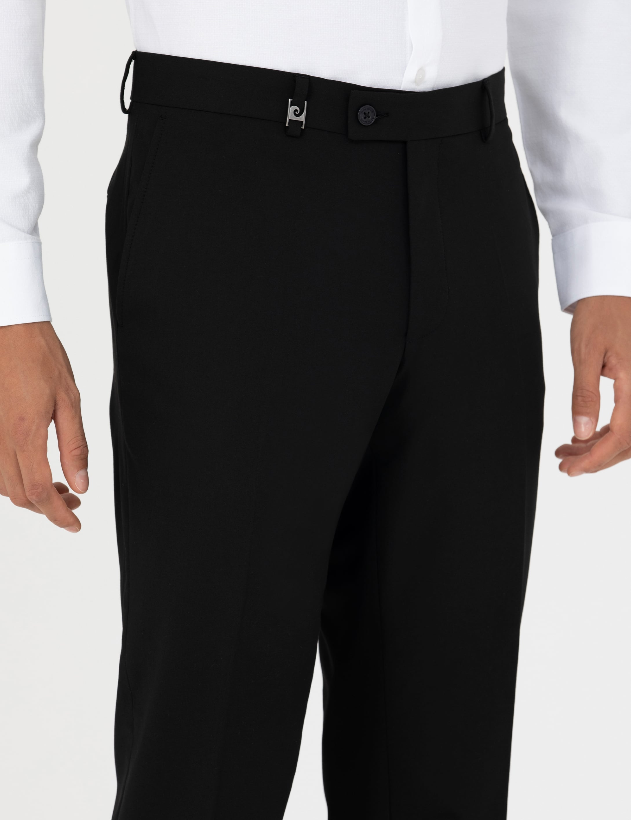 Siyah Slim Fit Kumaş Pantolon