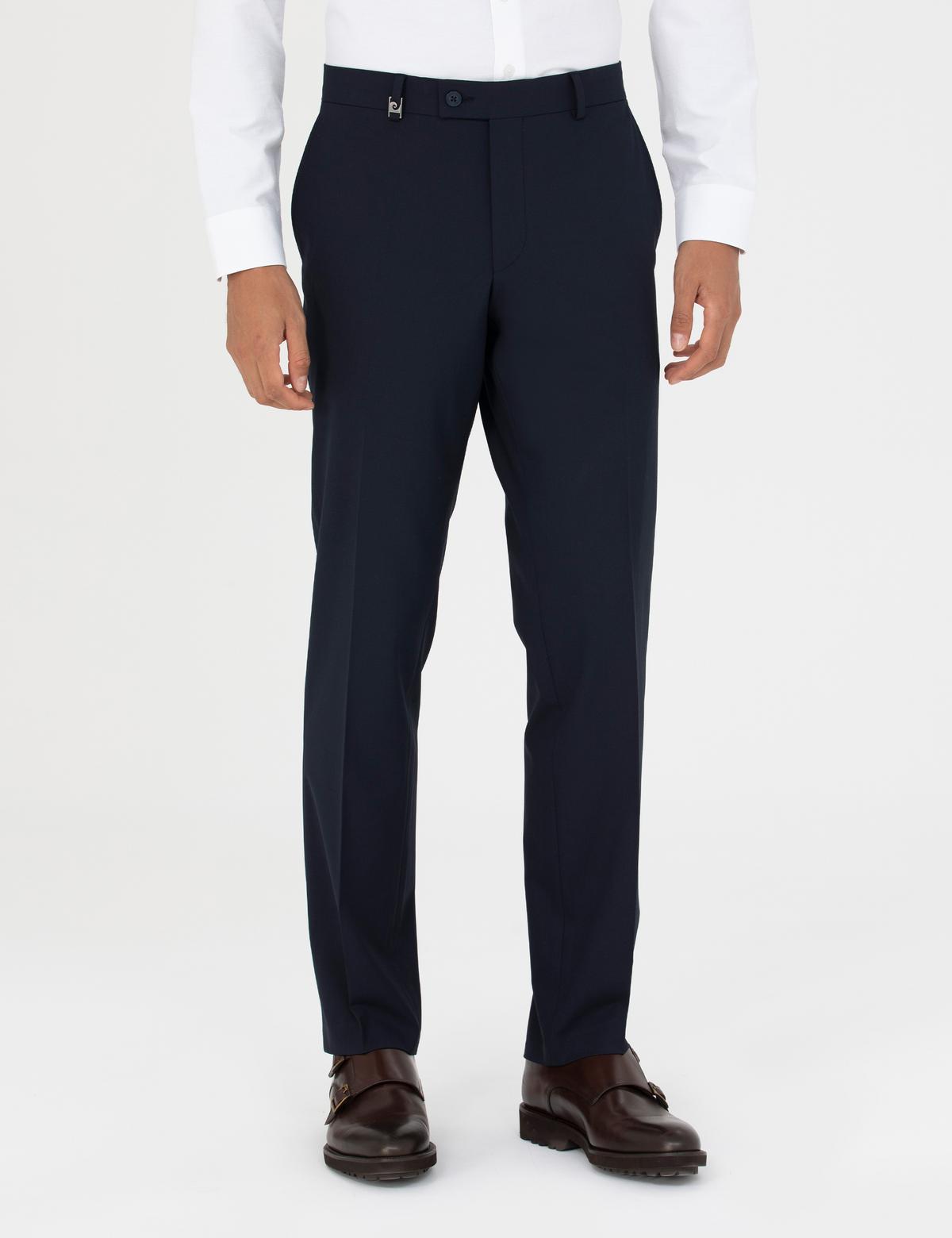 Lacivert Slim Fit Kumaş Pantolon - 50280221045