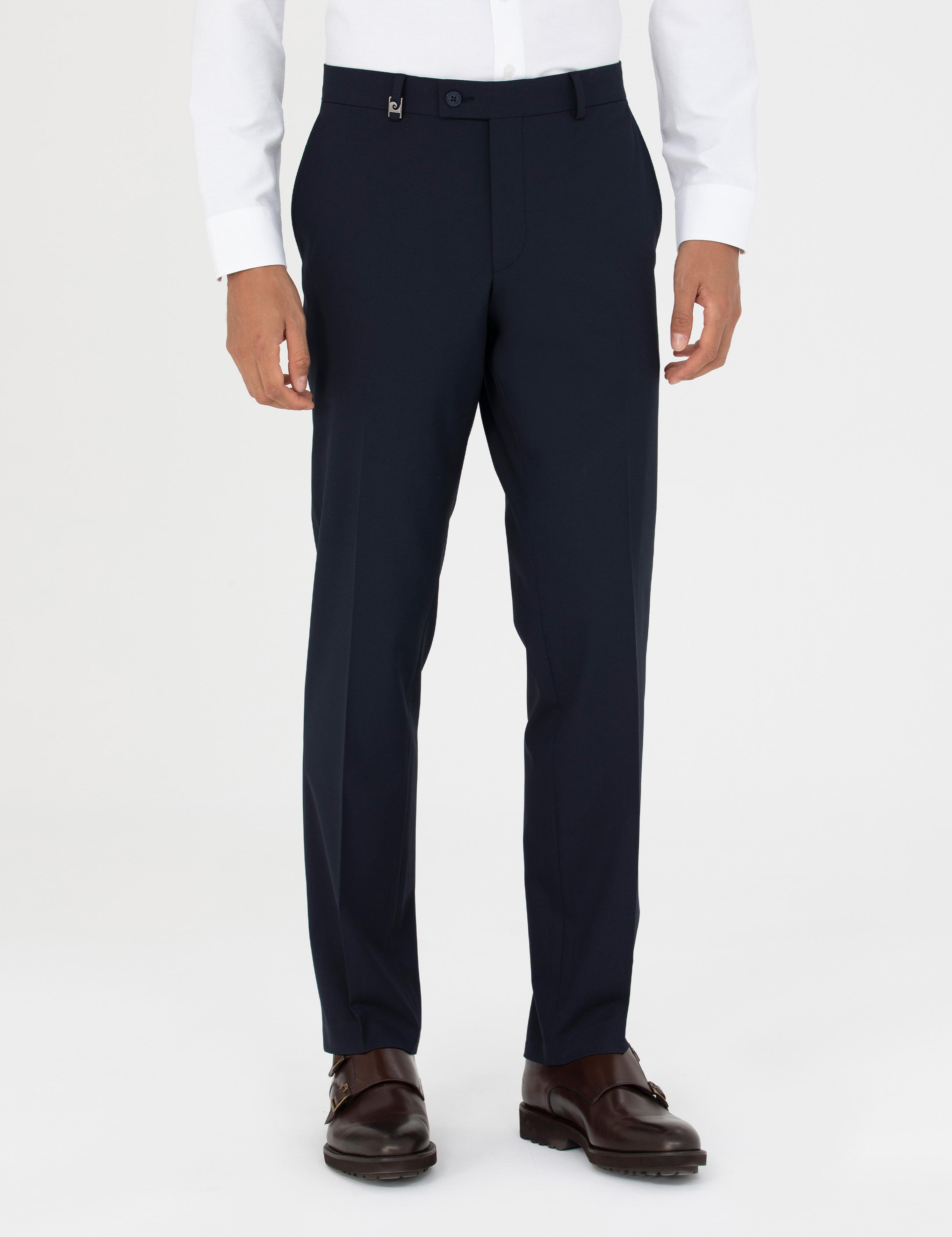 Lacivert Slim Fit Kumaş Pantolon