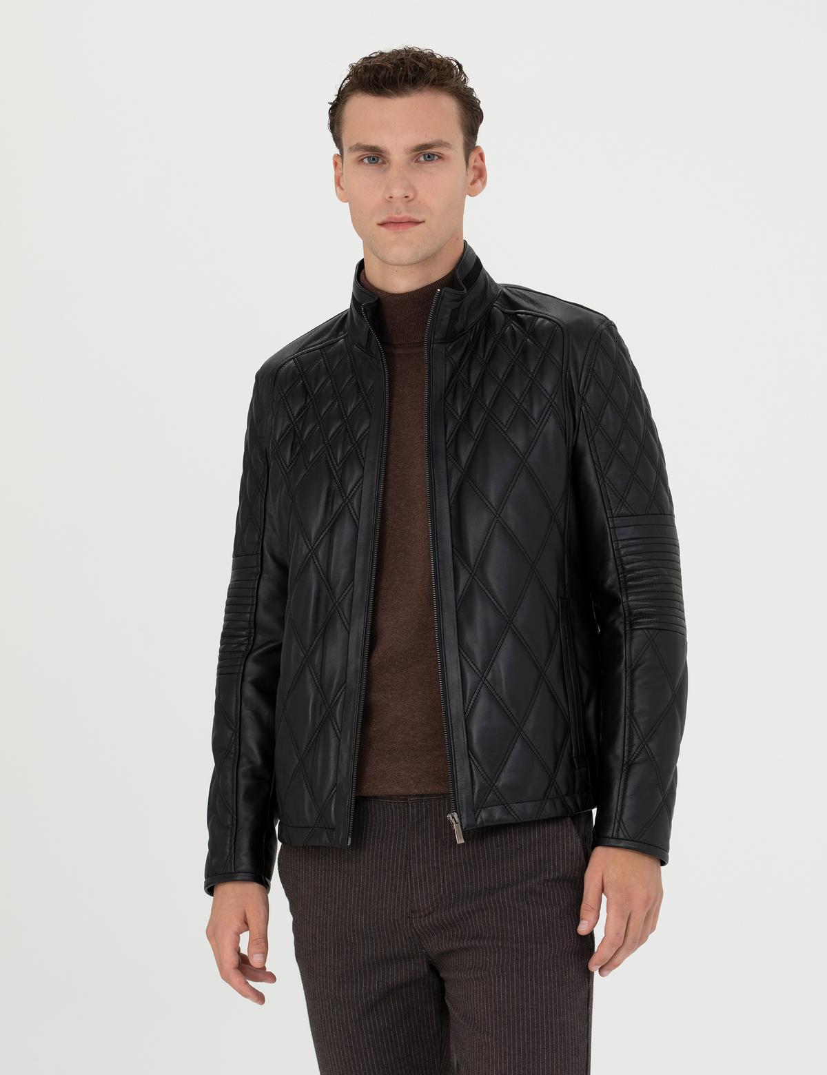 Siyah %100 Deri Ceket