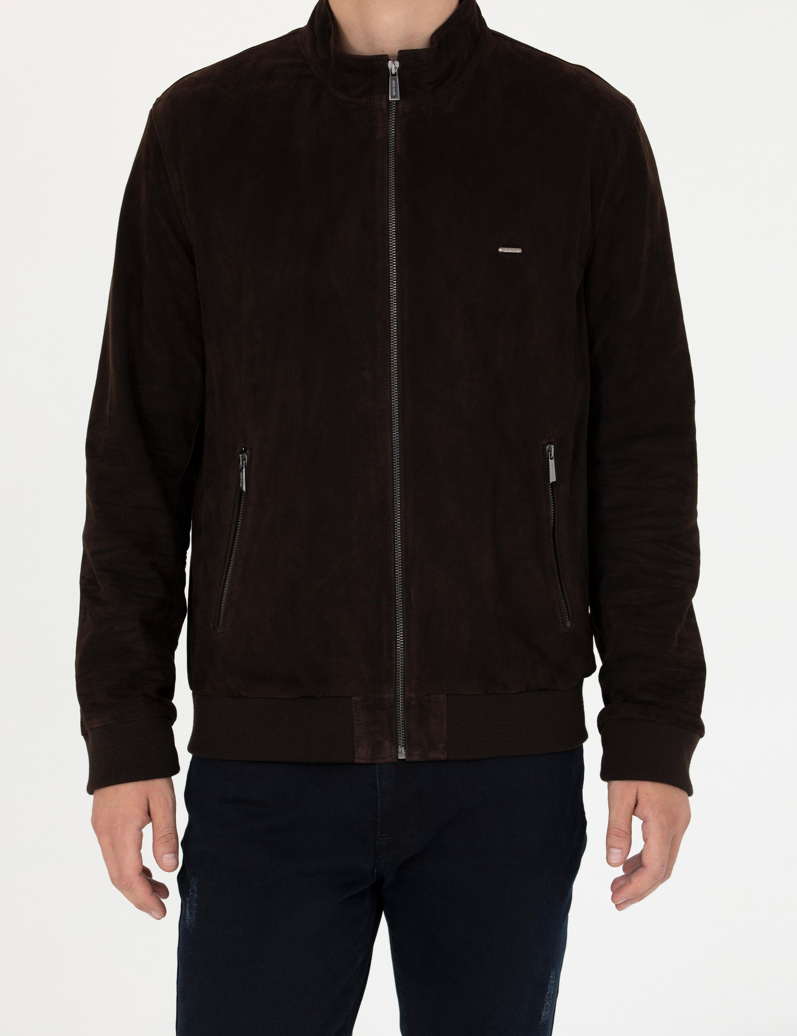 Kahverengi Deri Ceket