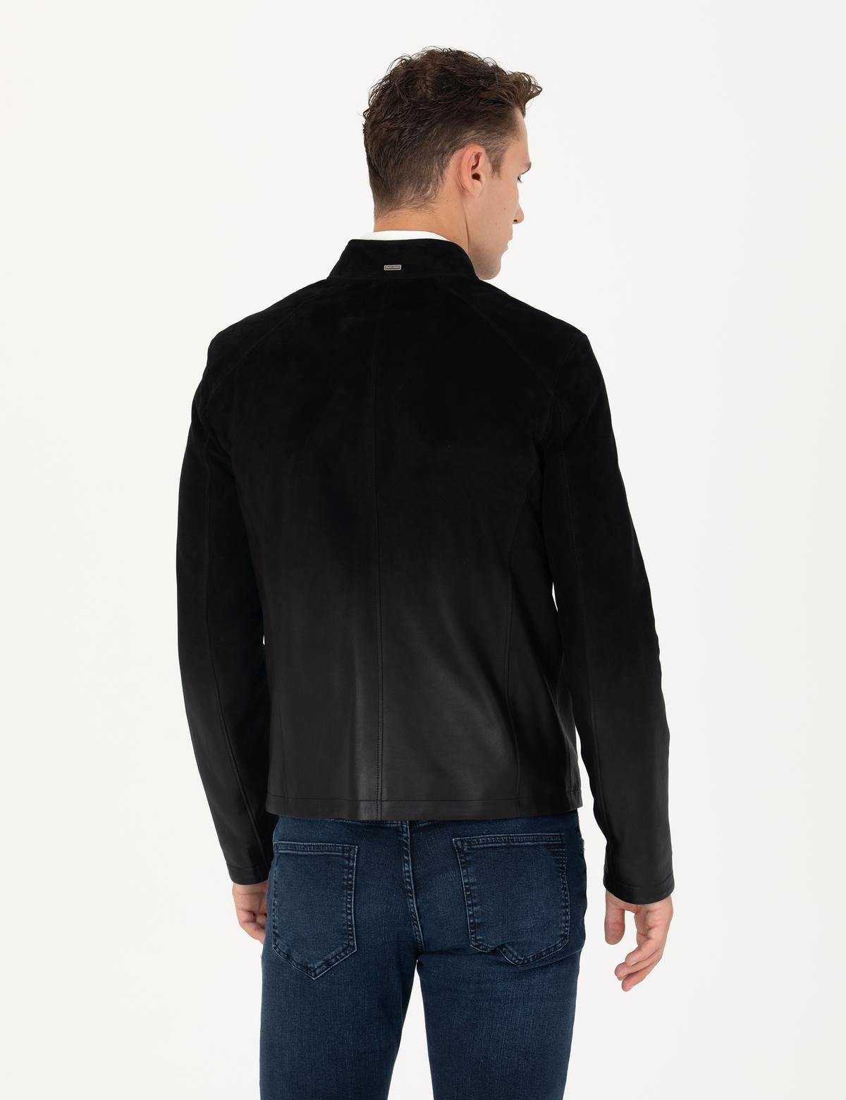 Siyah Deri Ceket - 50285600001