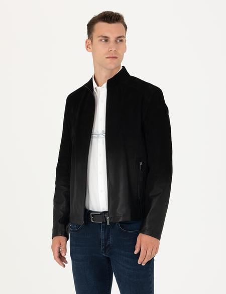 Siyah Deri Ceket - 50285600001