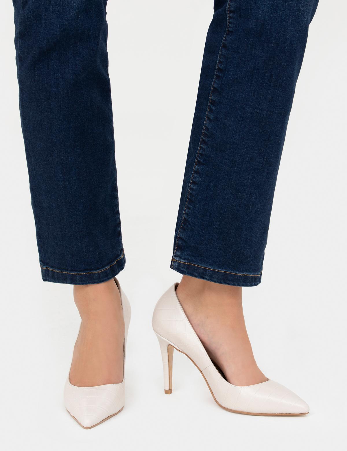 Bej Topuklu Ayakkabı