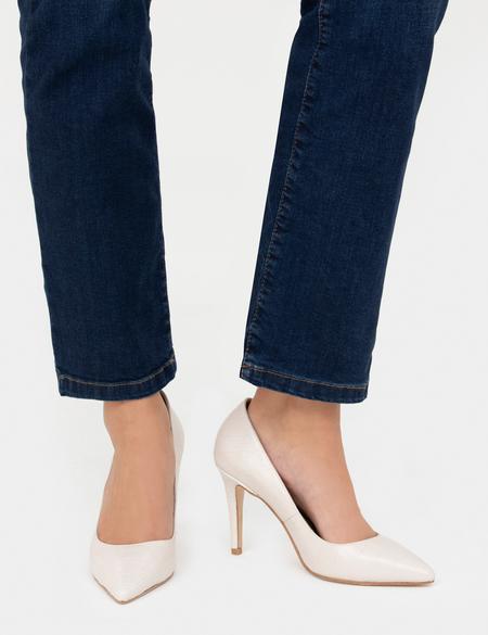 Bej Topuklu Ayakkabı - 50248136008