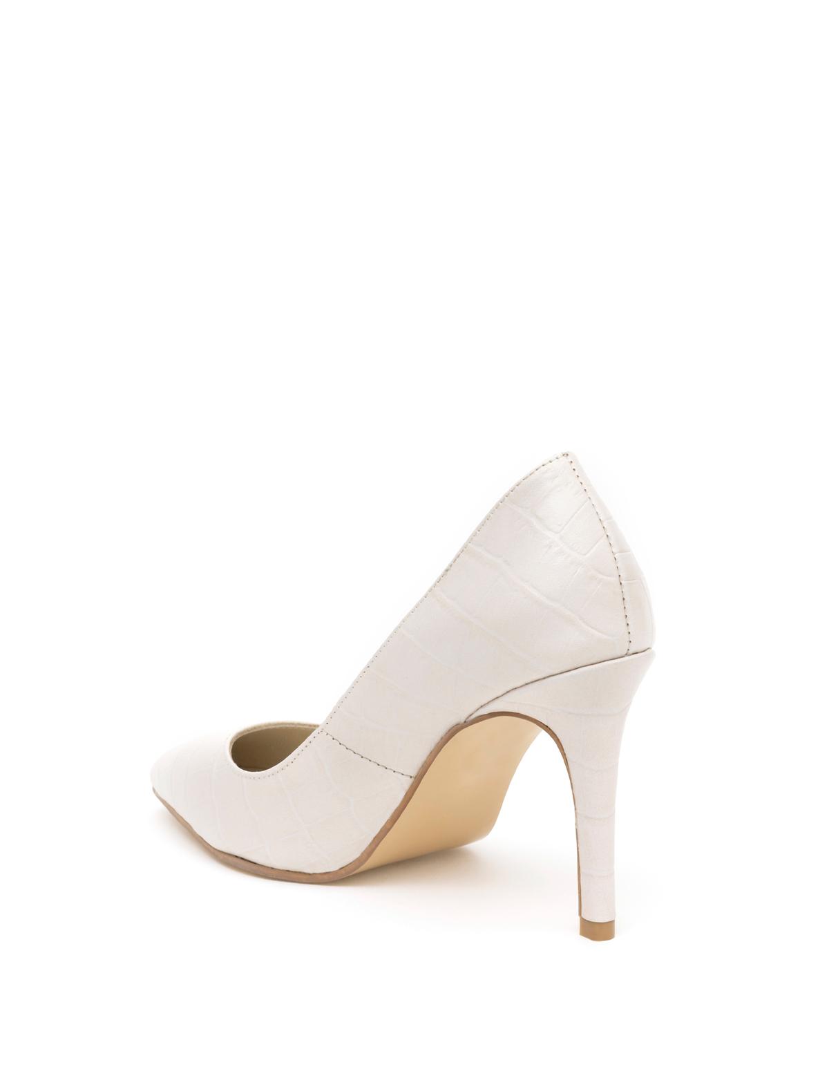 Bej Topuklu Ayakkabı - 50248136008