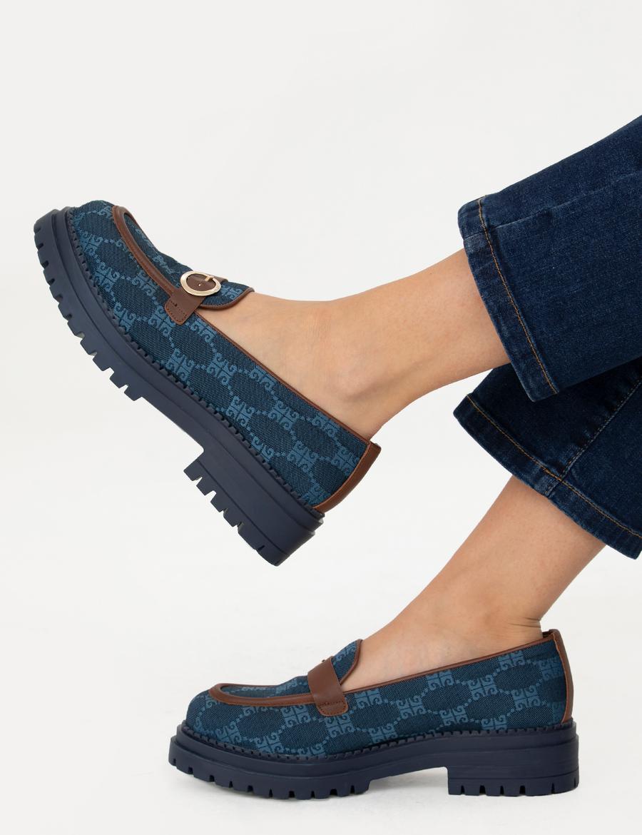 Lacivert Loafer Ayakkabı