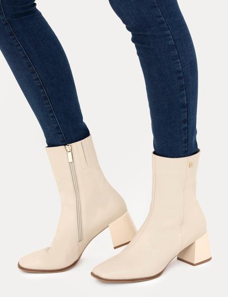 Bej Topuklu Bot - 50277686009