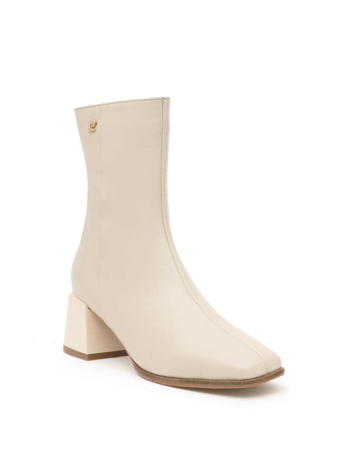 Bej Topuklu Bot - 50277686009