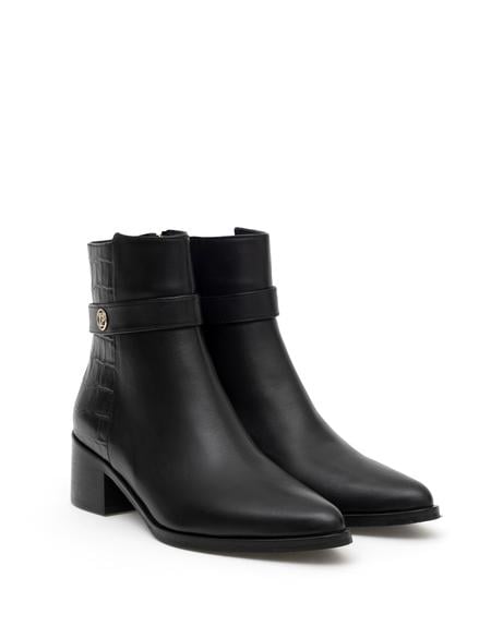 Siyah Topuklu Bot - 50277687001