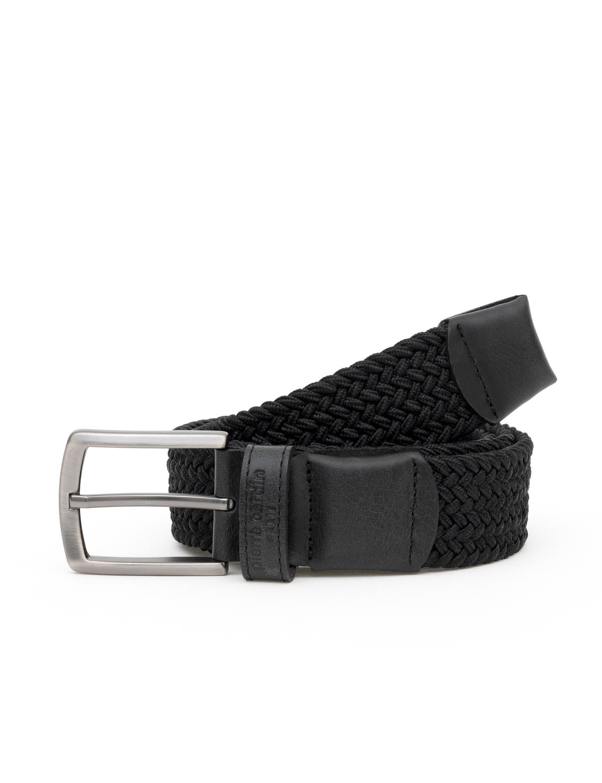 Siyah Örgü Kemer - 50288649001