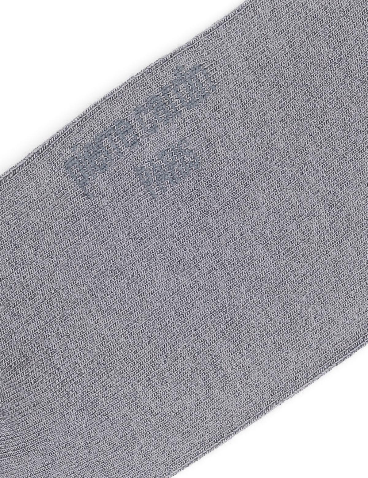 Erkek Bambu Karışımlı Gri Soket Basic Çorap - 50280857002