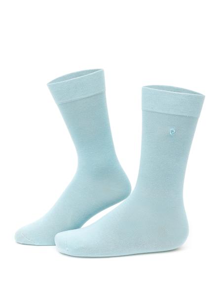 Erkek Bambu Karışımlı Mavi Soket Basic Çorap - 50280857004