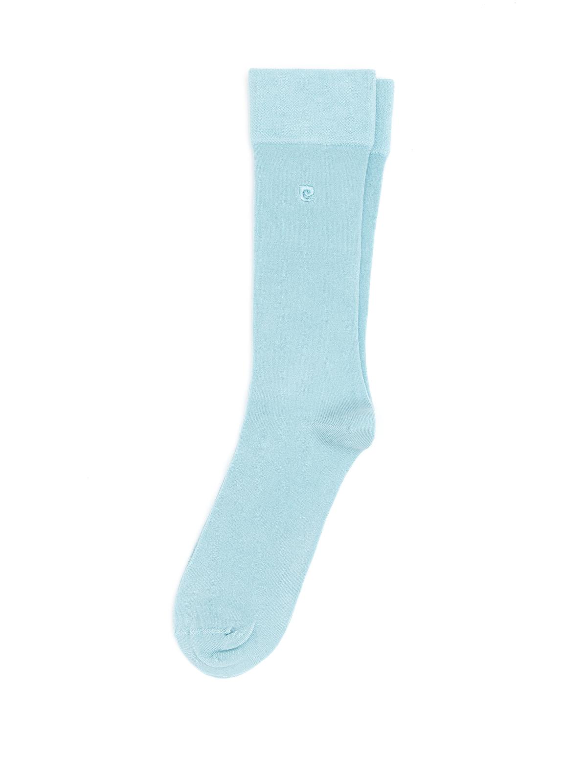 Erkek Bambu Karışımlı Mavi Soket Basic Çorap - 50280857004