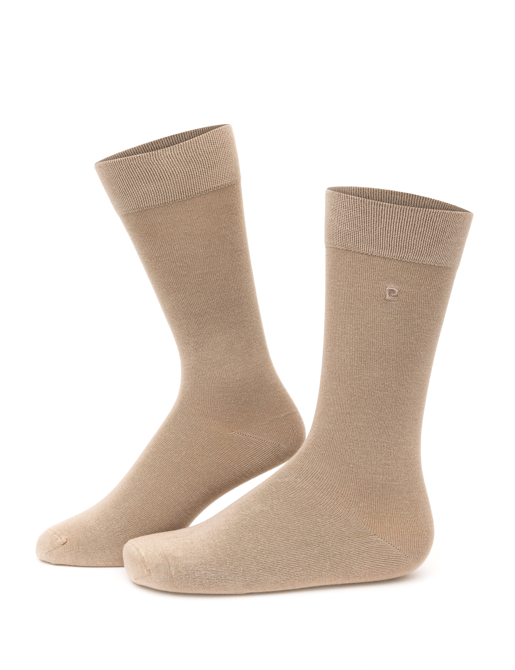 Erkek Bambu Karışımlı Bej Soket Basic Çorap