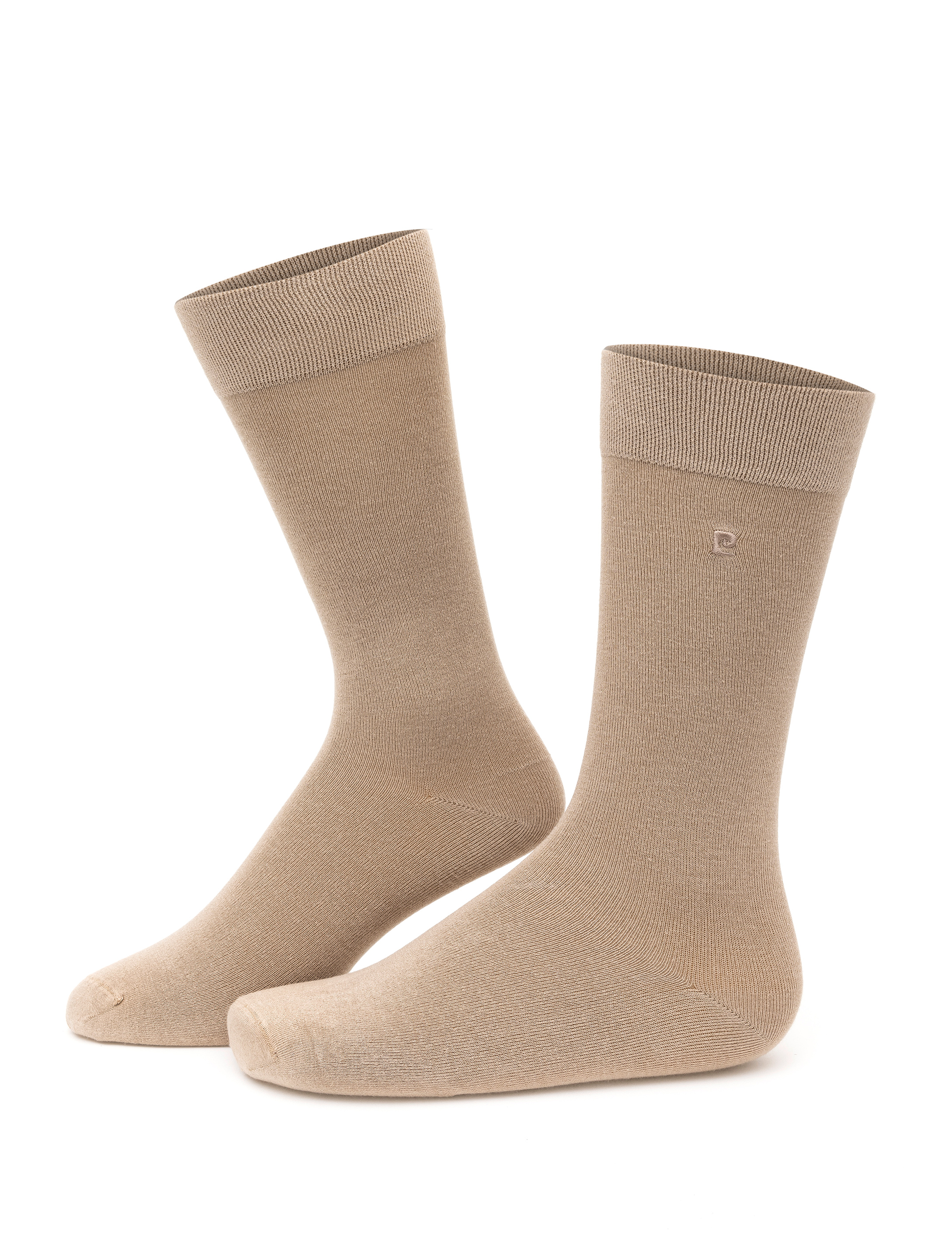 Erkek Bambu Karışımlı Bej Soket Basic Çorap