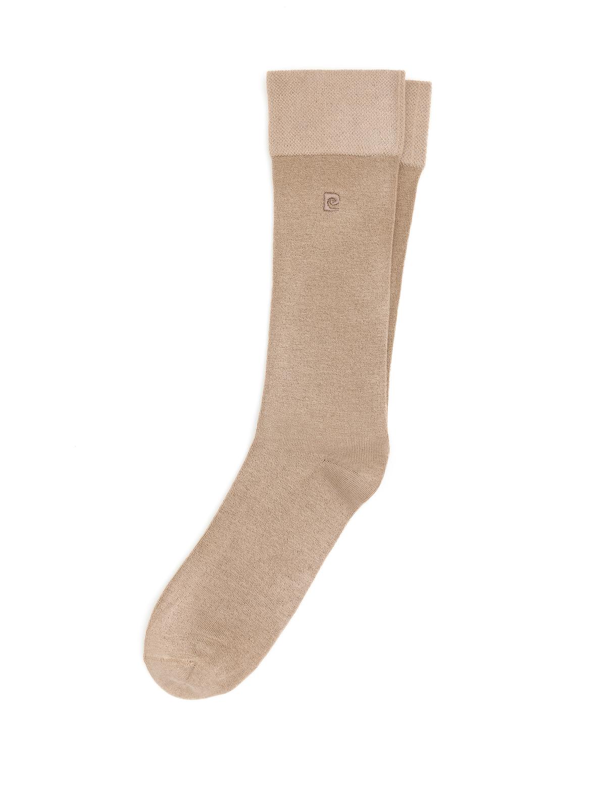 Erkek Bambu Karışımlı Bej Soket Basic Çorap - 50280857006