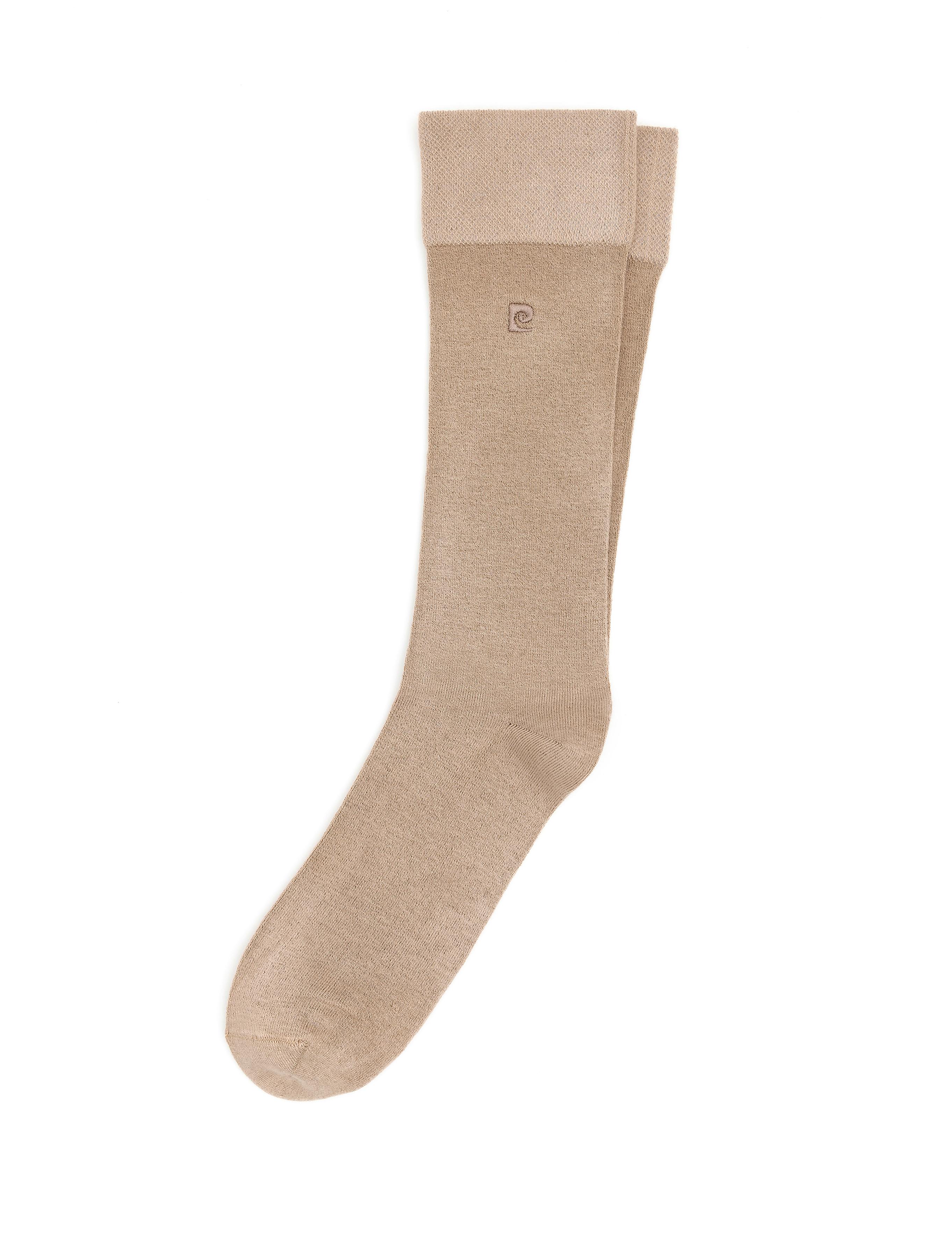 Erkek Bambu Karışımlı Bej Soket Basic Çorap