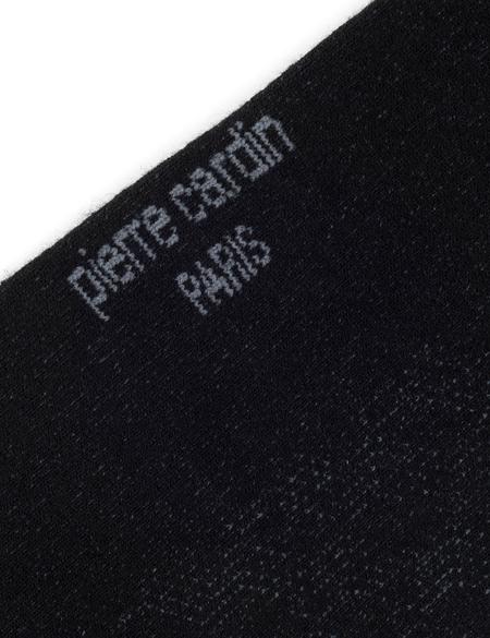 Erkek Bambu Karışımlı Siyah Soket Desenli Çorap - 50280859001