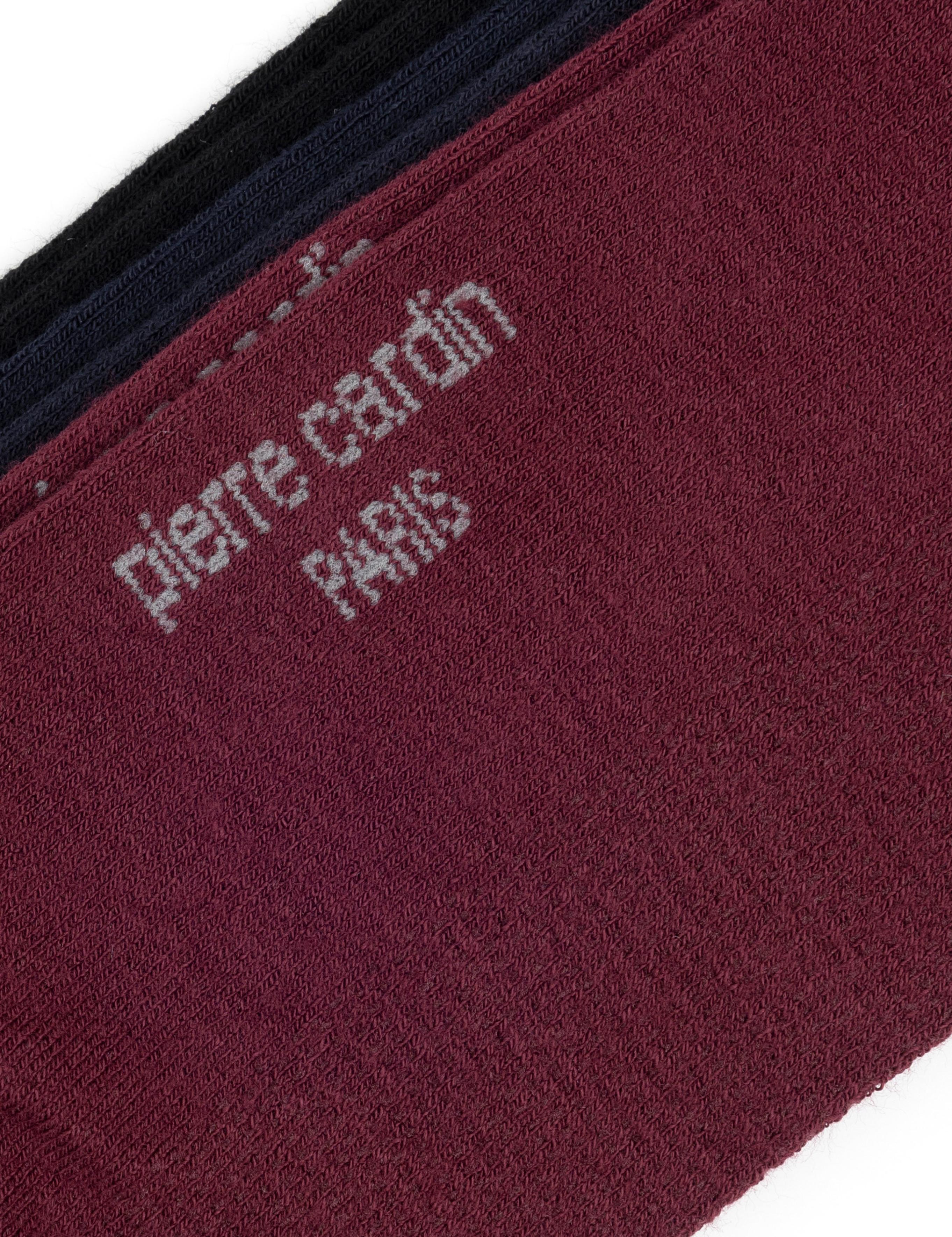 Erkek Bambu Karışımlı 3'lü Paket Lacivert Soket Basic Çorap