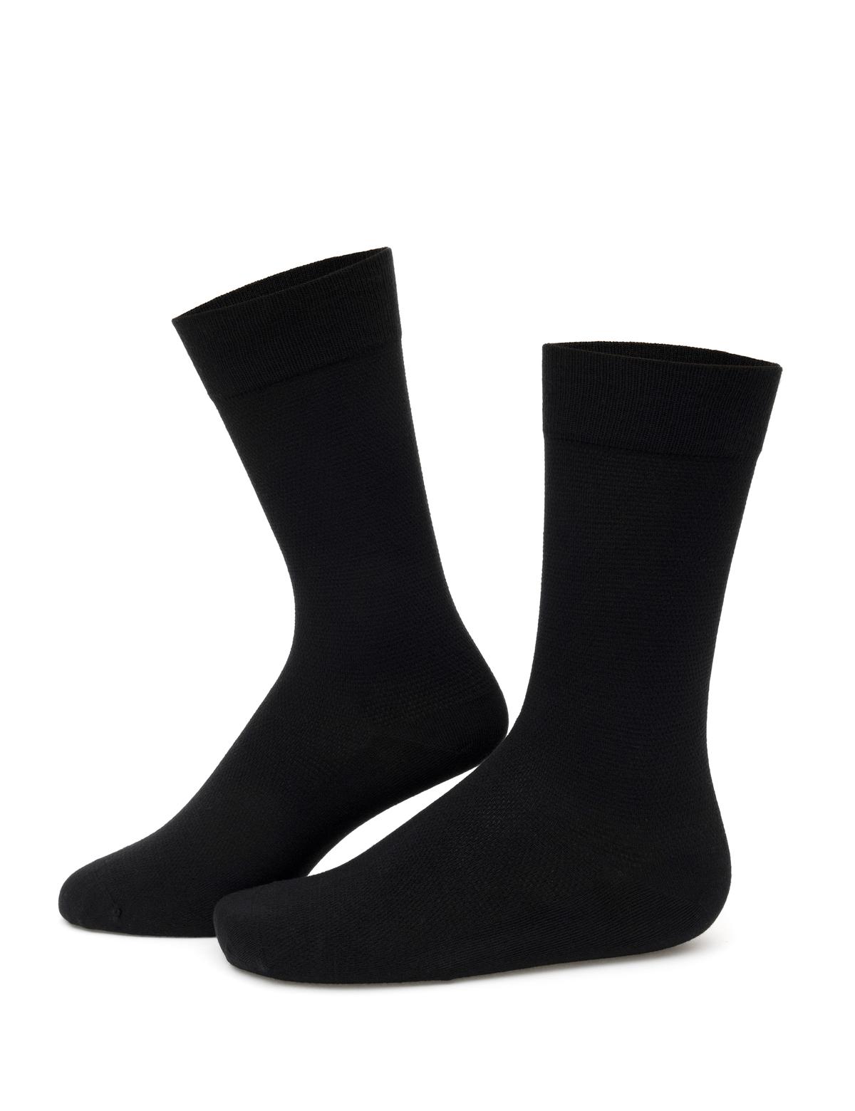 Erkek Bambu Karışımlı 3'lü Paket Lacivert Soket Basic Çorap - 50280871003