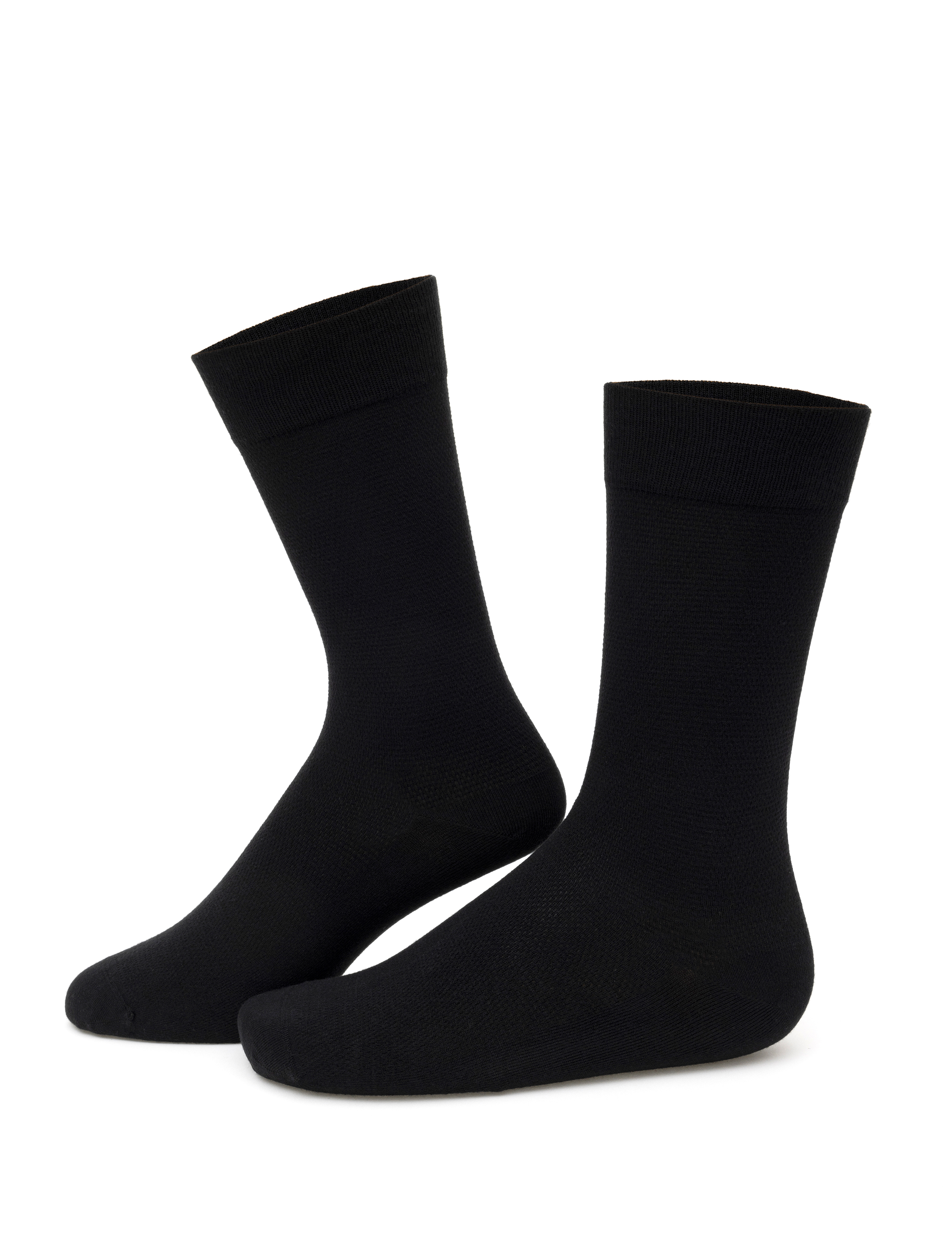 Erkek Bambu Karışımlı 3'lü Paket Lacivert Soket Basic Çorap - Image 4
