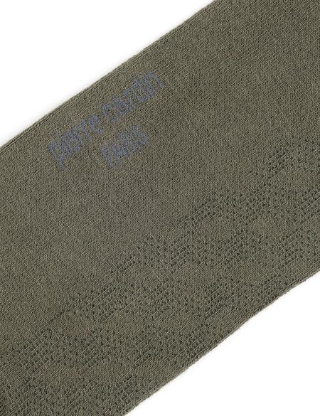 Erkek Bambu Karışımlı Haki Soket Desenli Çorap - 50280859004