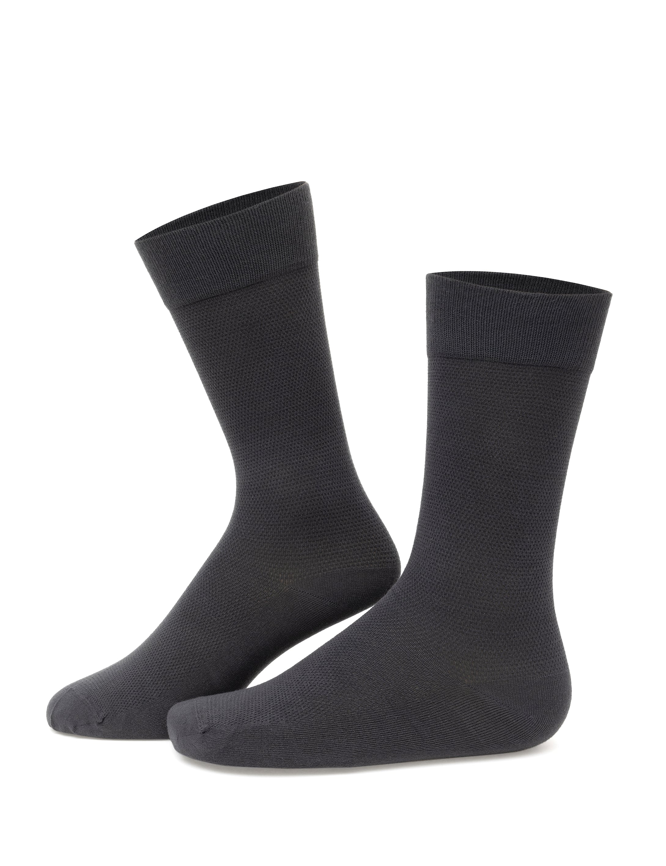 Erkek Bambu Karışımlı 3'lü Paket Antrasit Soket Basic Çorap
