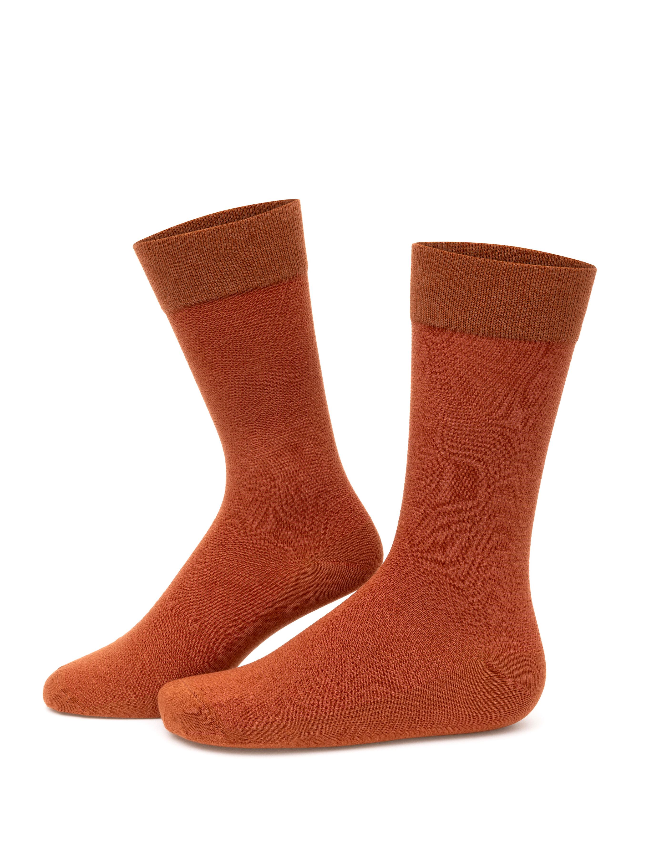 Turuncu 3'lü Paket Basic Çorap