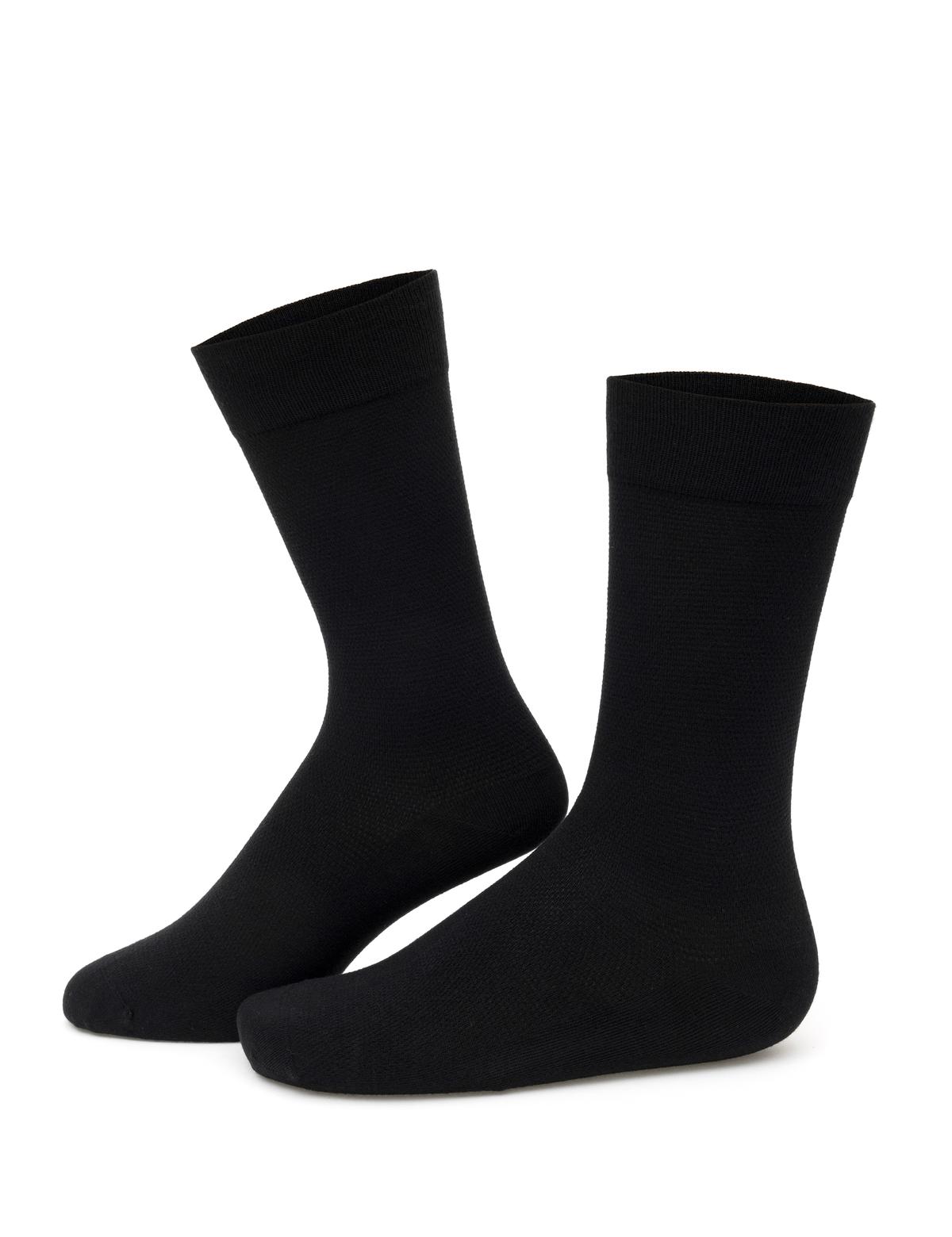 Erkek Bambu Karışımlı 3'lü Paket Kahverengi Soket Basic Çorap - 50280871004