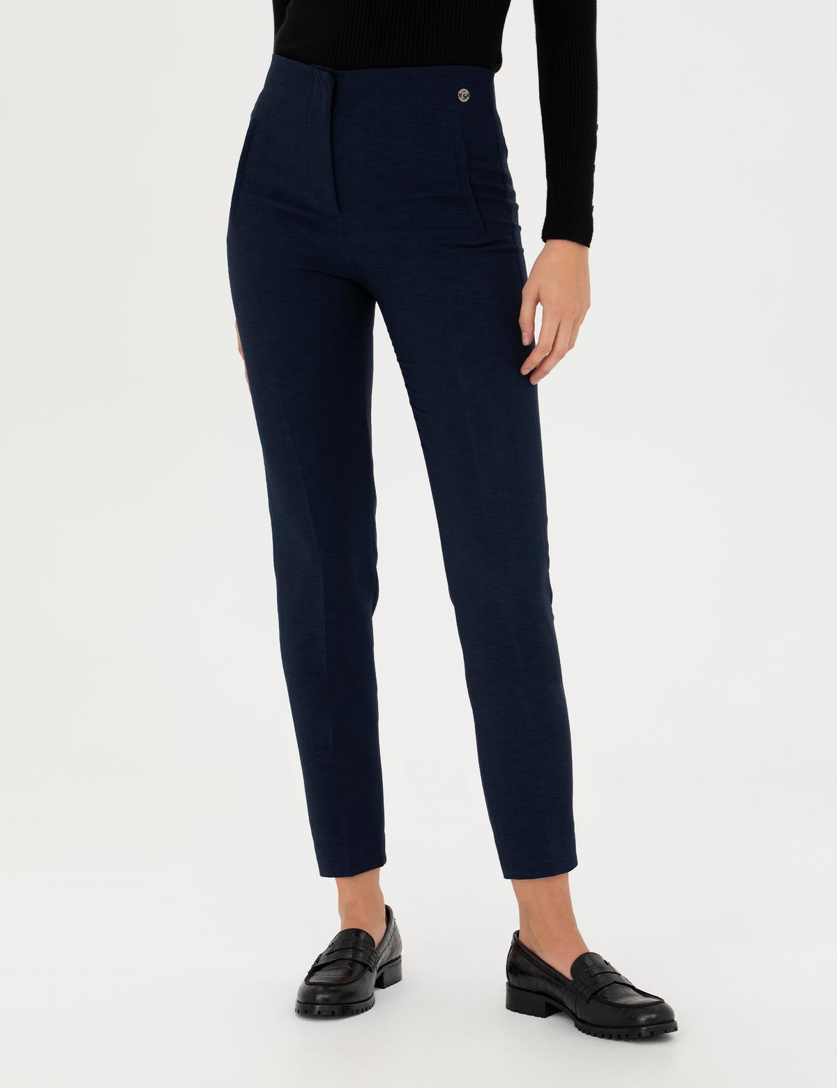 Lacivert Carrot Fit Kumaş Pantolon - 50260301001