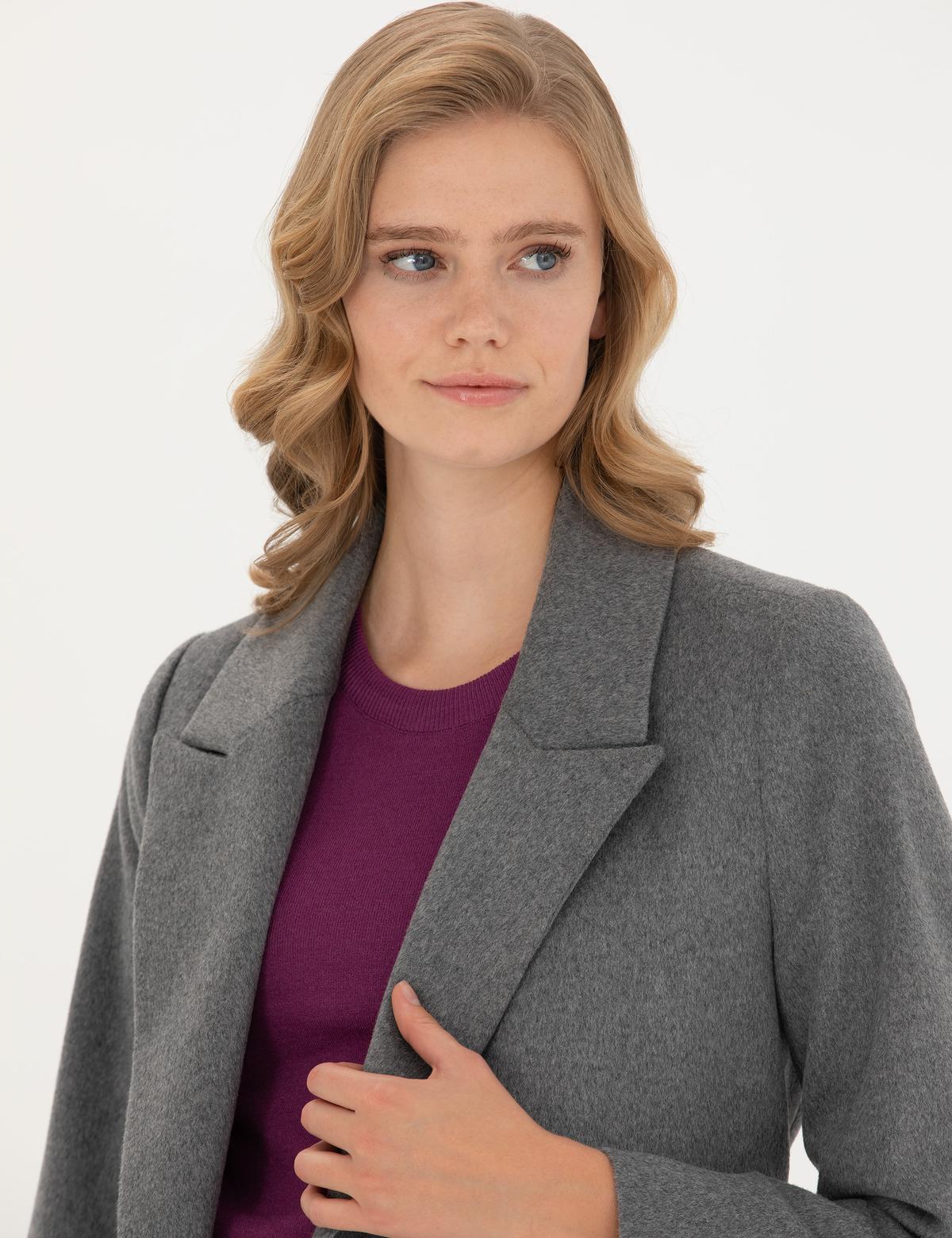 Antrasit Kaşe Kaban - 50272213042