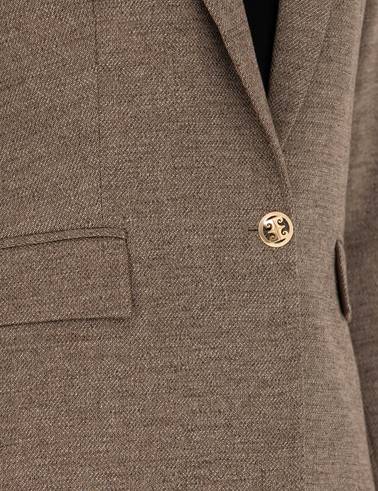 Camel Slim Fit Ceket