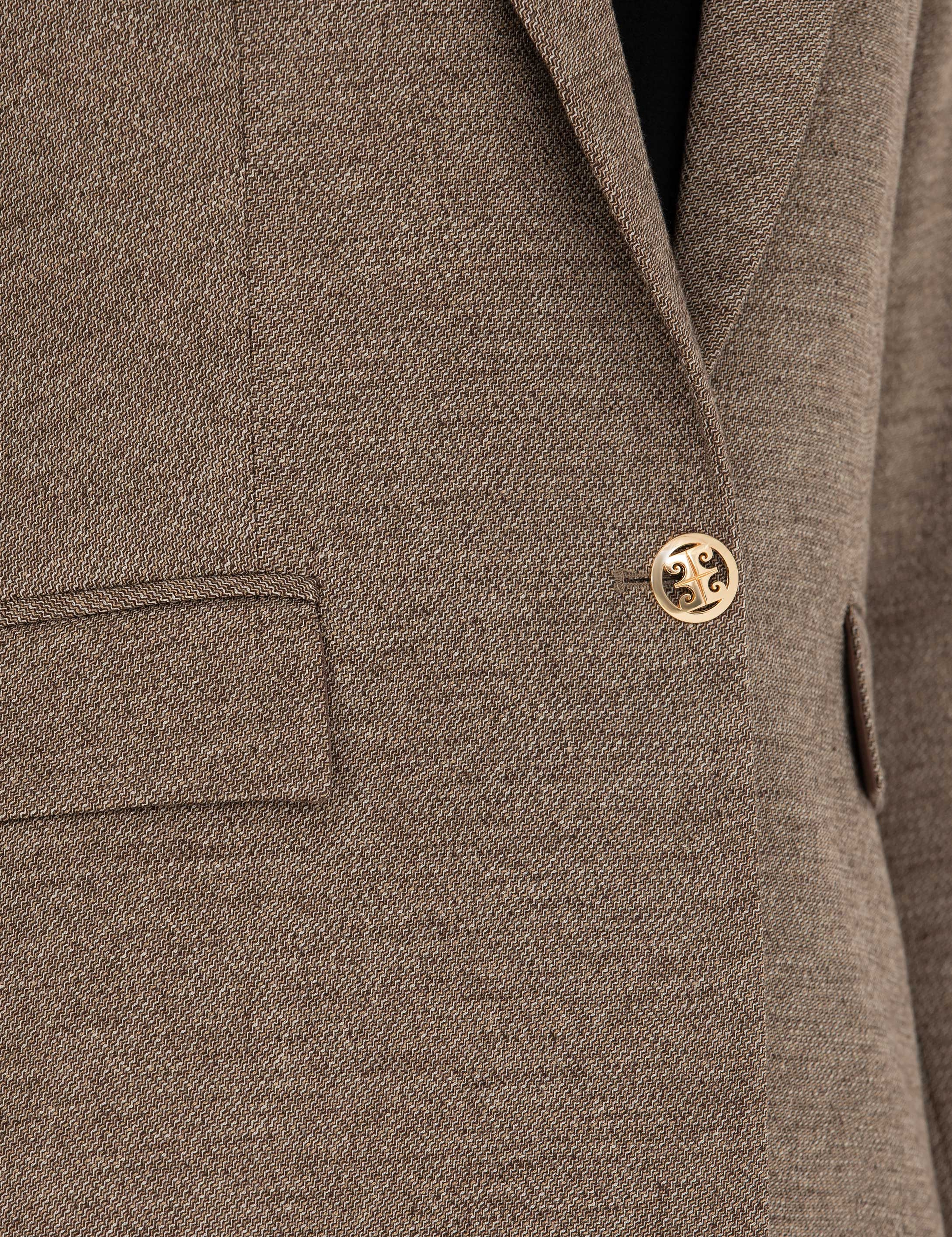 Camel Slim Fit Ceket - Image 7
