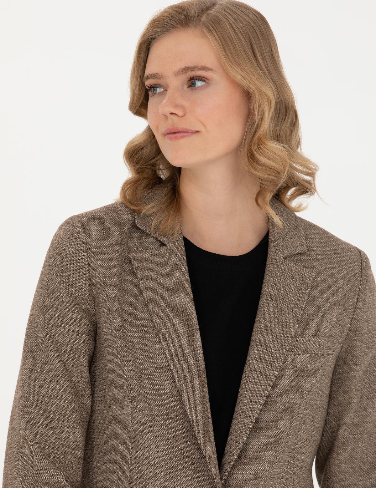 Camel Slim Fit Ceket - 50273073004