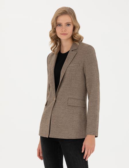 Camel Slim Fit Ceket - 50273073004