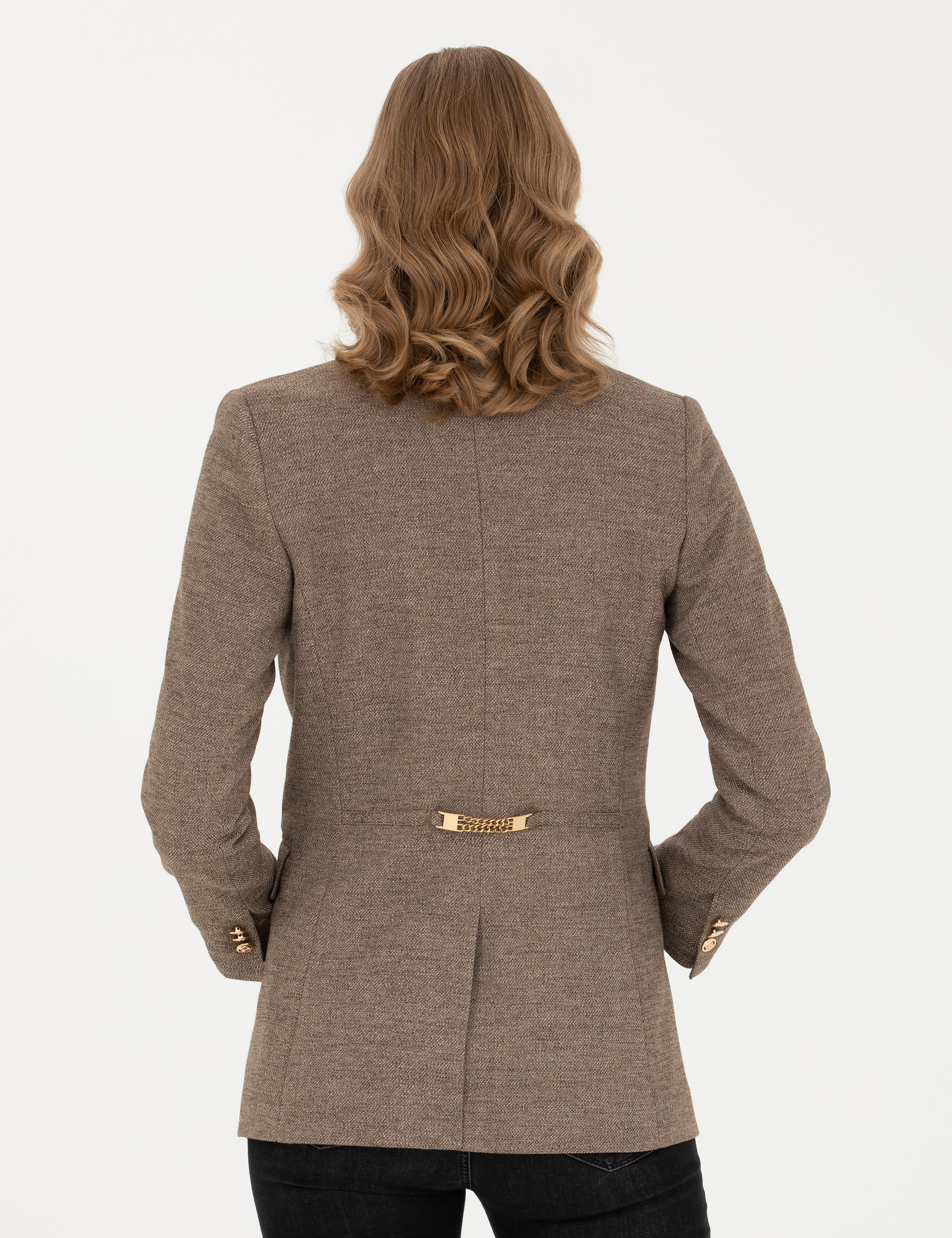 Camel Slim Fit Ceket - Image 5