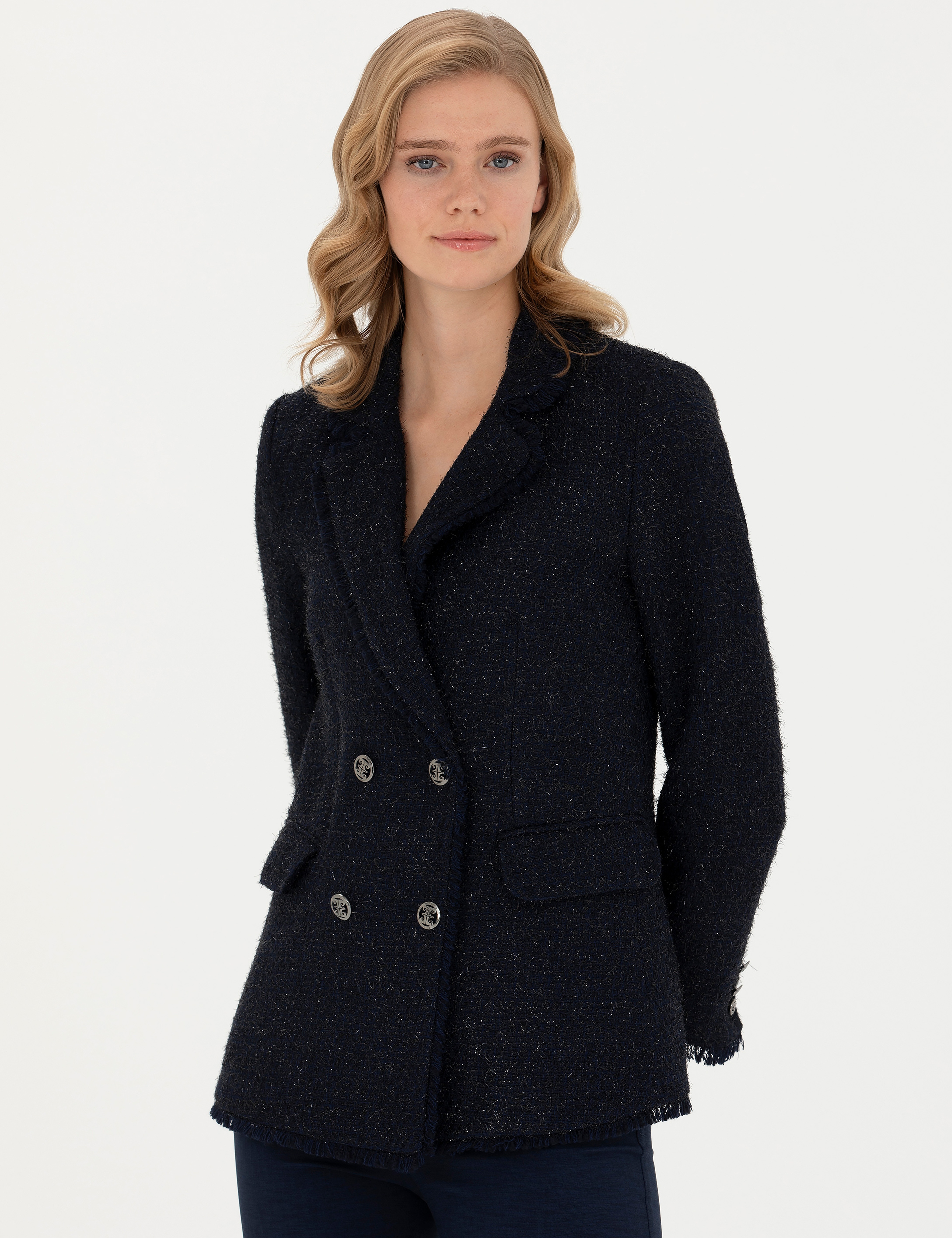 Lacivert Slim Fit Ceket - Image 3