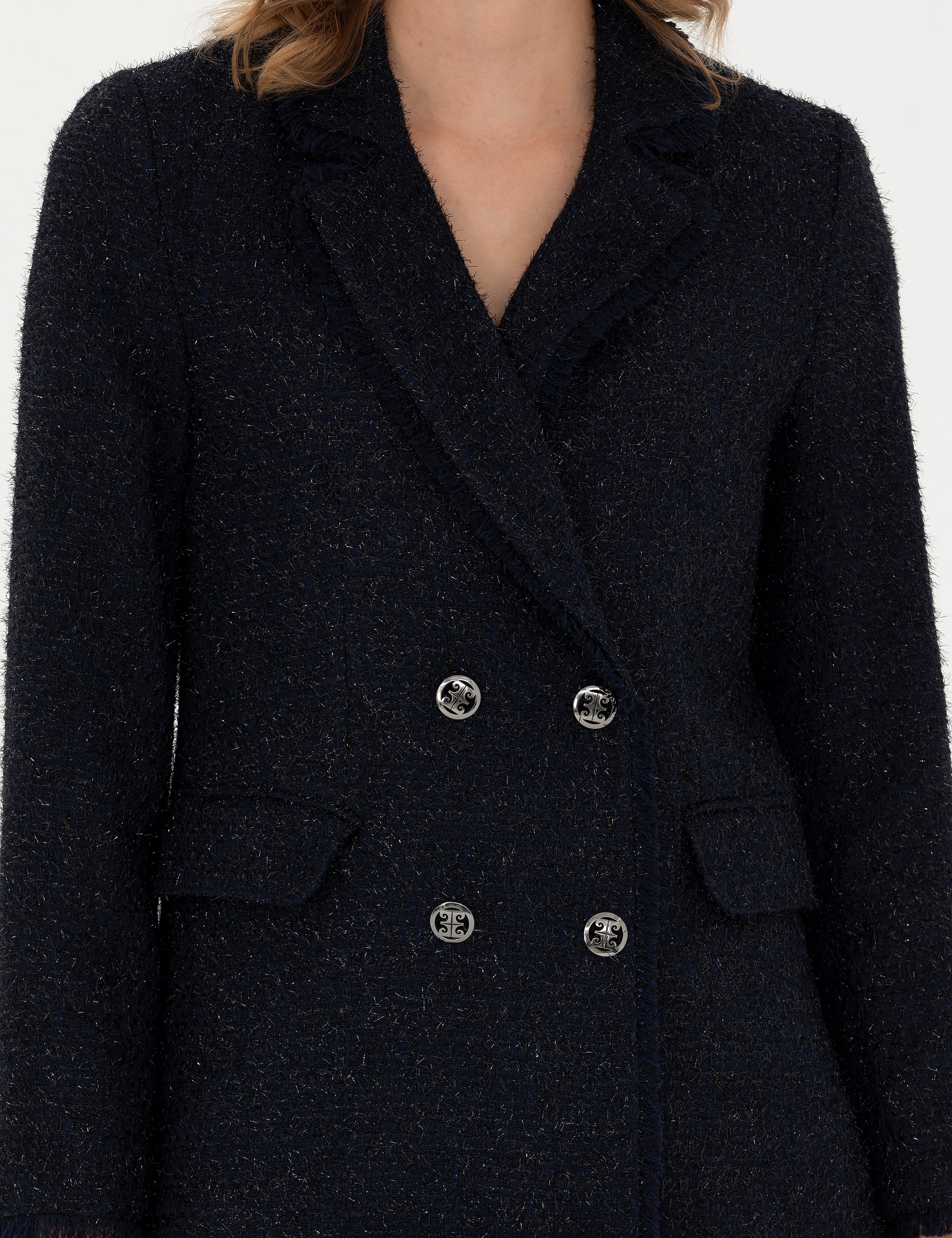 Lacivert Slim Fit Ceket - Image 6