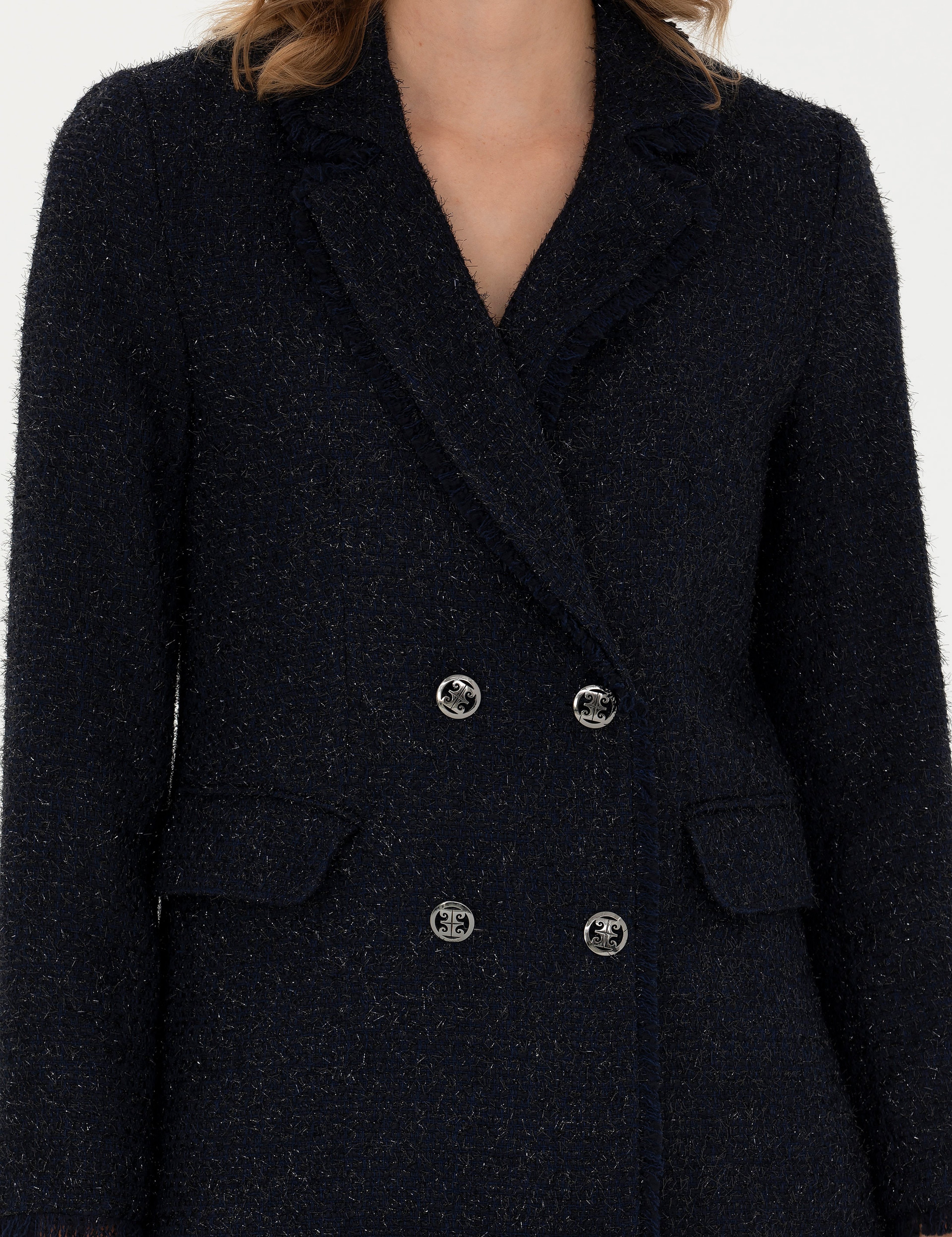 Lacivert Slim Fit Ceket