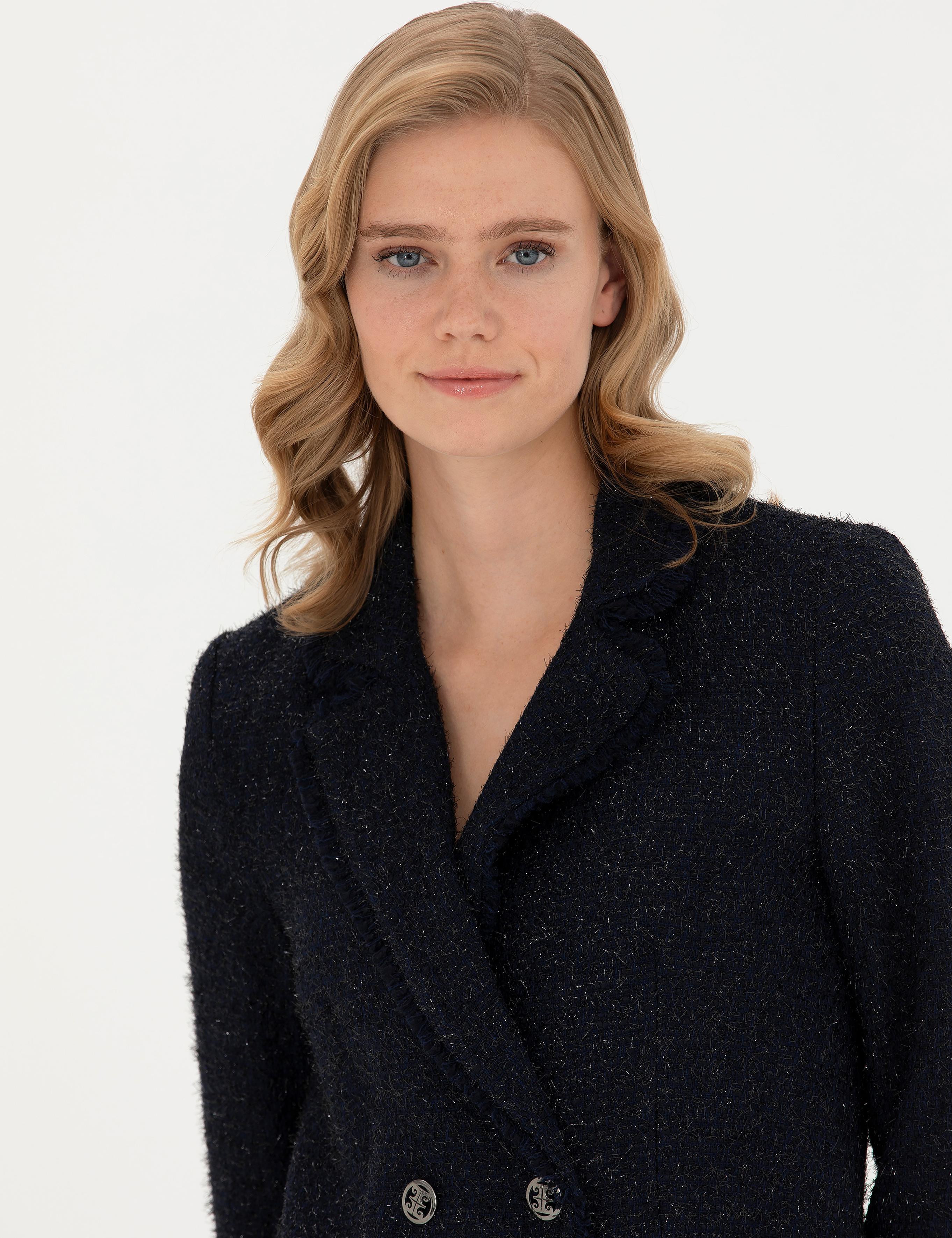 Lacivert Slim Fit Ceket