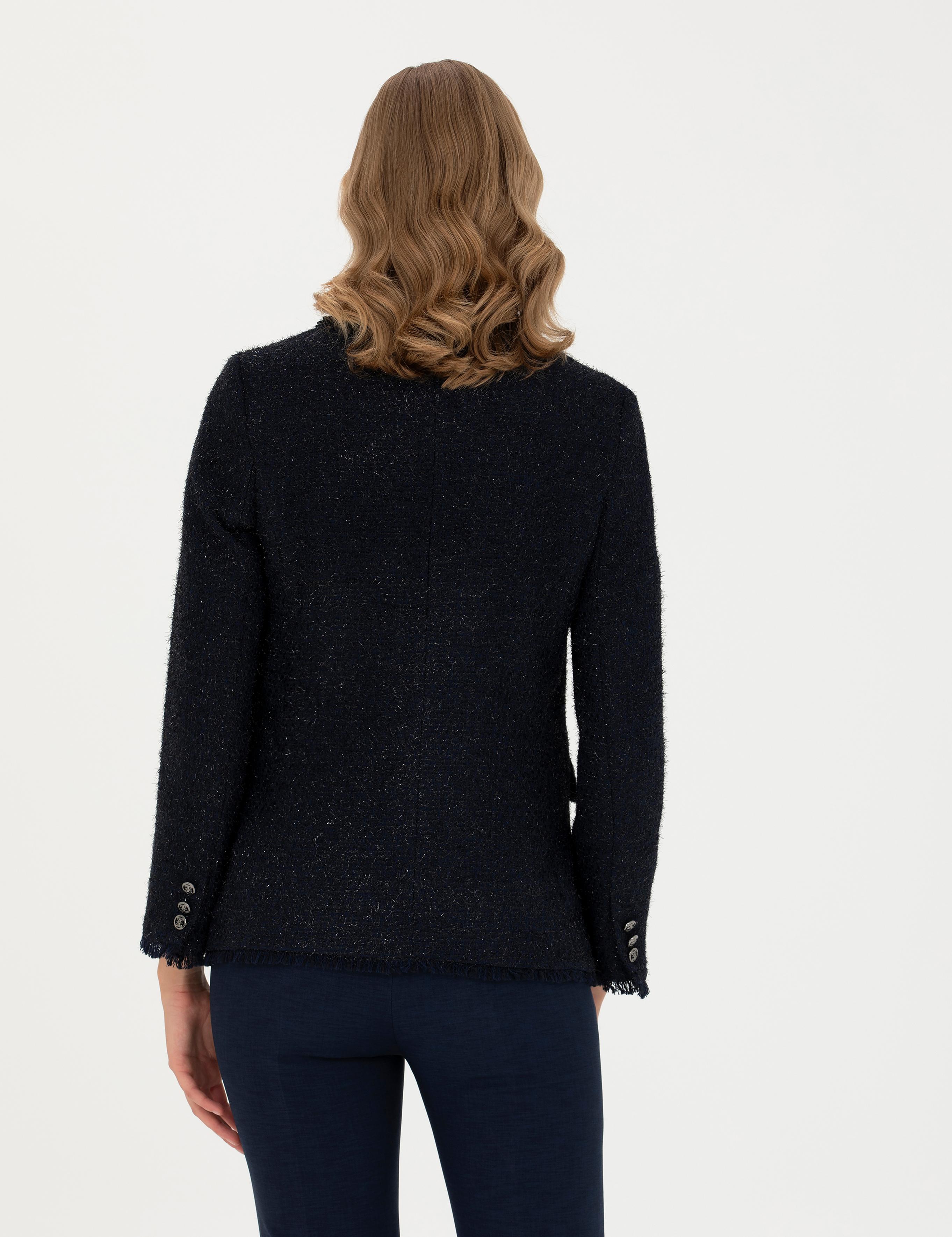 Lacivert Slim Fit Ceket