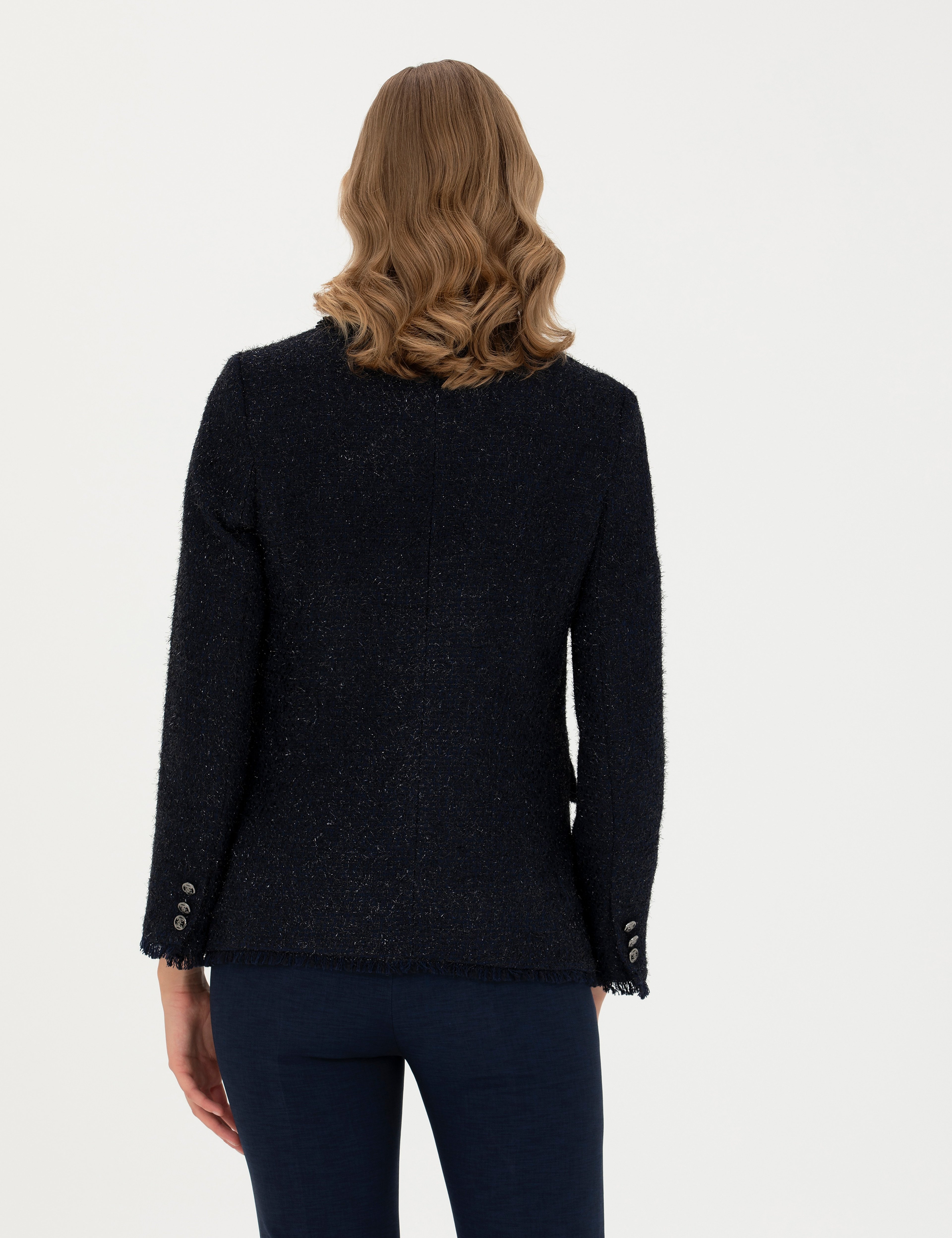 Lacivert Slim Fit Ceket